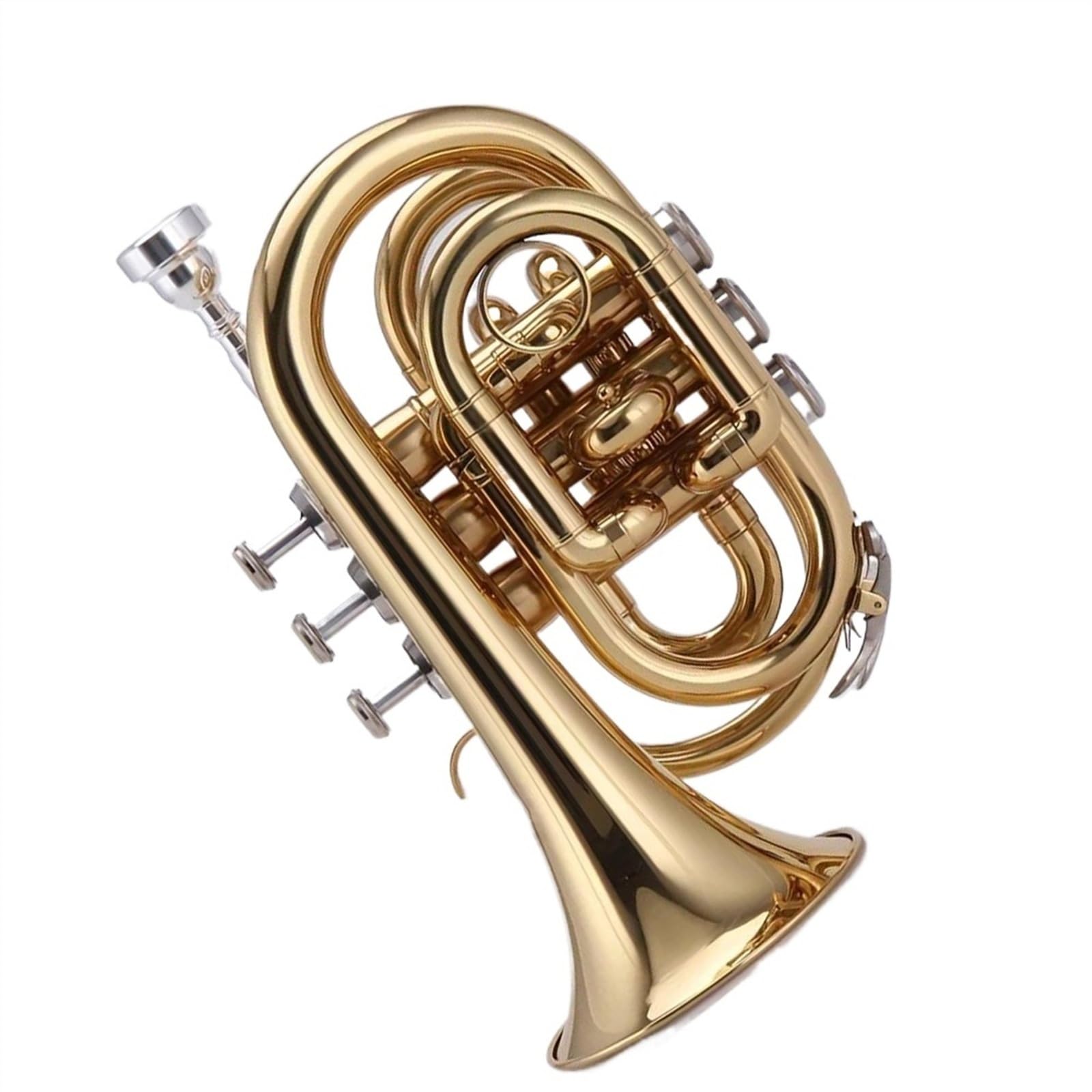 początkujących trąbka Trąbka Kieszonkowa Trąbka B-dur Numer Kieszonkowy Profesjonalna Trąbka Instrument Muzyczny Początkujący Przenośny