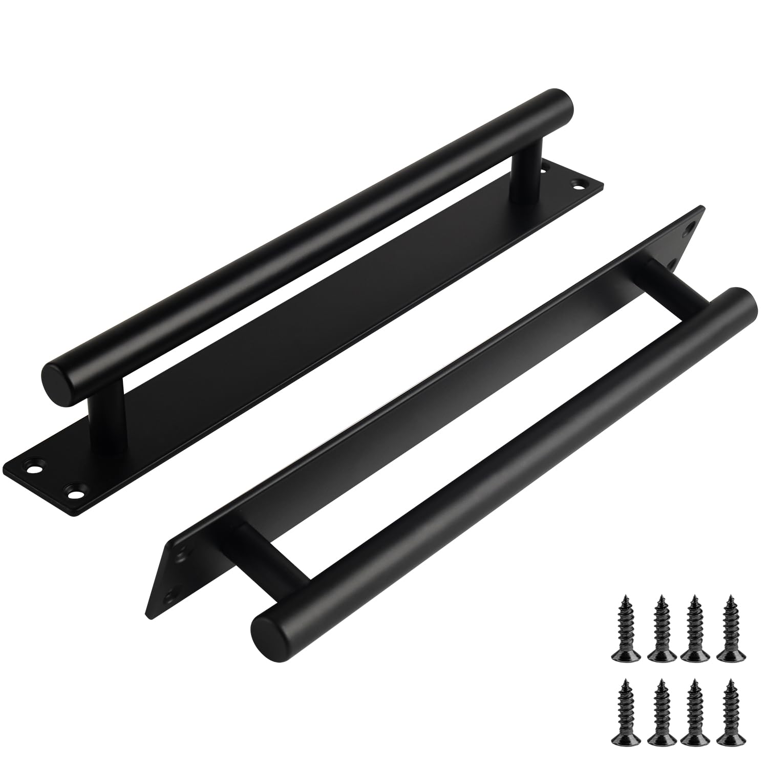 Matte Black Barn Door Handles - Modern Hardware -14 Matte Black Barn Door Handles - Modern Hardware -14