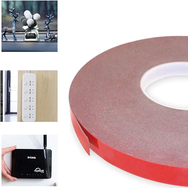 Double Sided Tape - Heavy Duty Mounting Adhesive Tape,33m Length, 10mm Width VHB Waterproof Foam Tape for LED Strip Lights,Home Decoration, Office Decorations