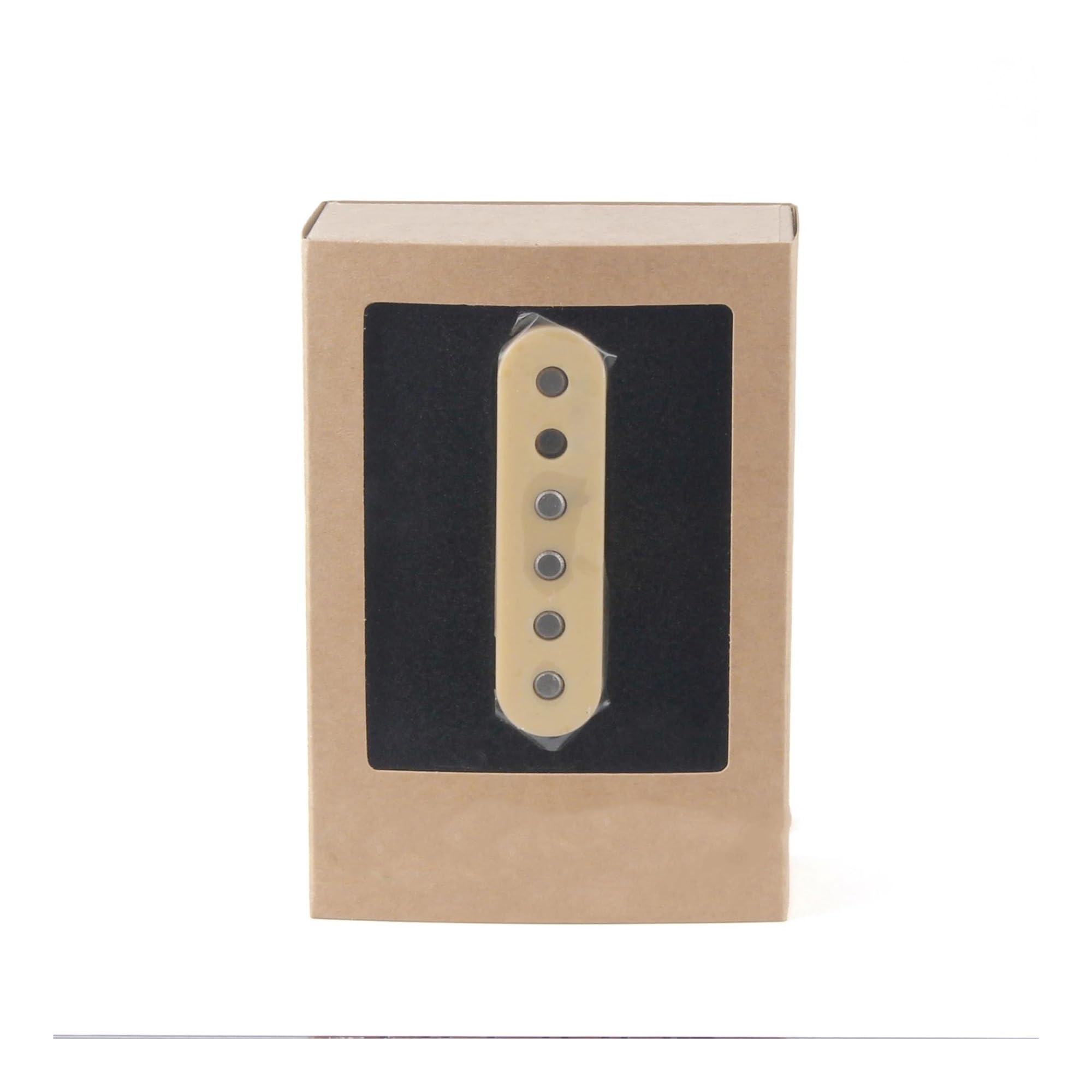 Set Di Pickup Per Chitarra Acustica A Bobina Singola Intrecciata Retrò Da 3 Pezzi(Cream)