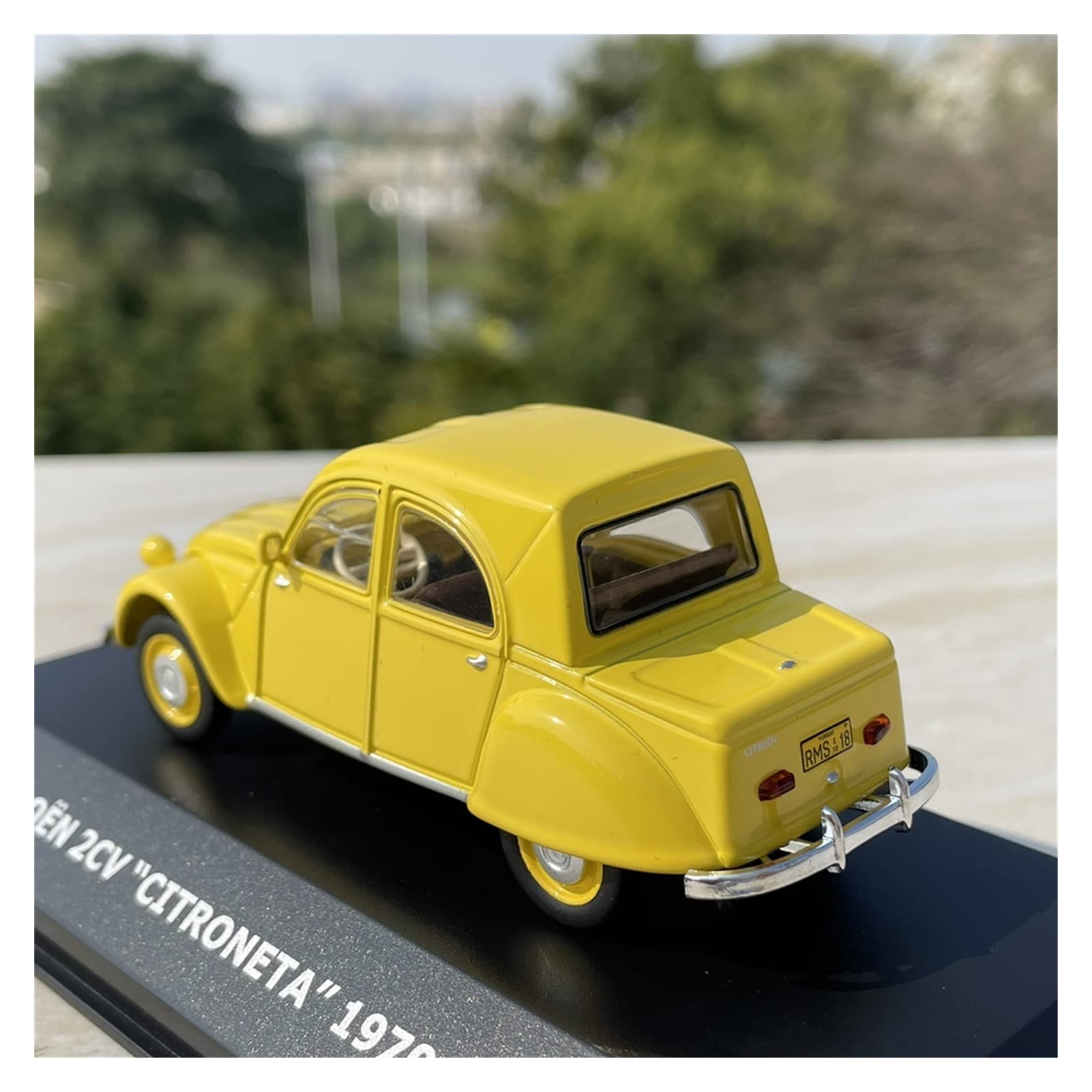 Veicoli a Motore in Scala 1/43 per Citroen 2CV Simulazione Modello di Auto d'Epoca in Metallo Pressofuso Giocattolo Veicolo Collezione per Adulti Modello di Auto Replica