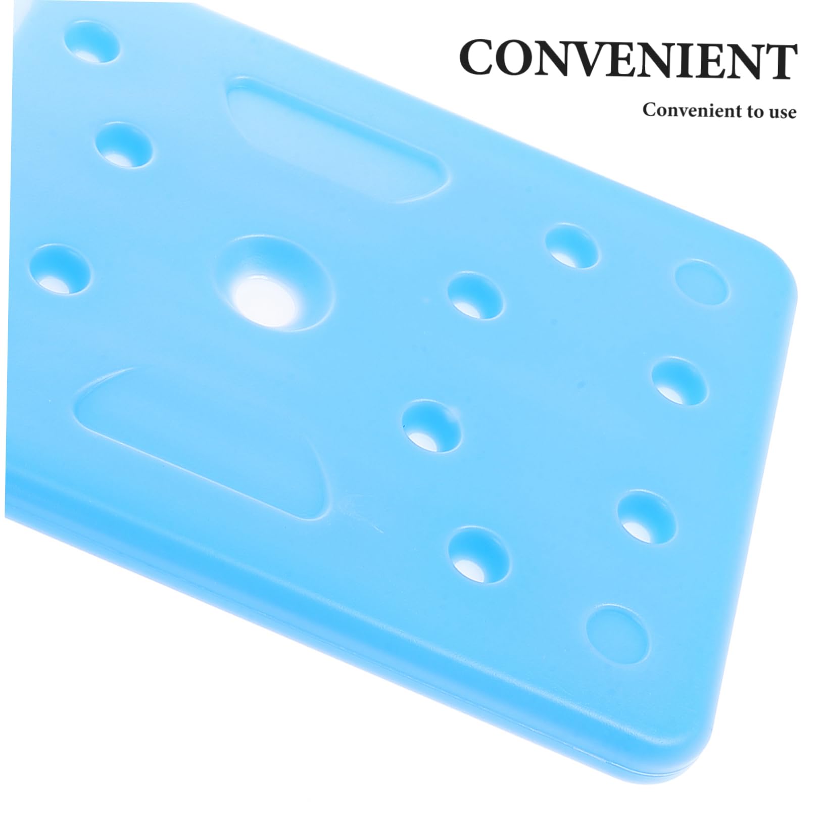 TOYANDONA Bloc de Glace Rigide Réutilisable pour Glacière 1500ml PE Bleu