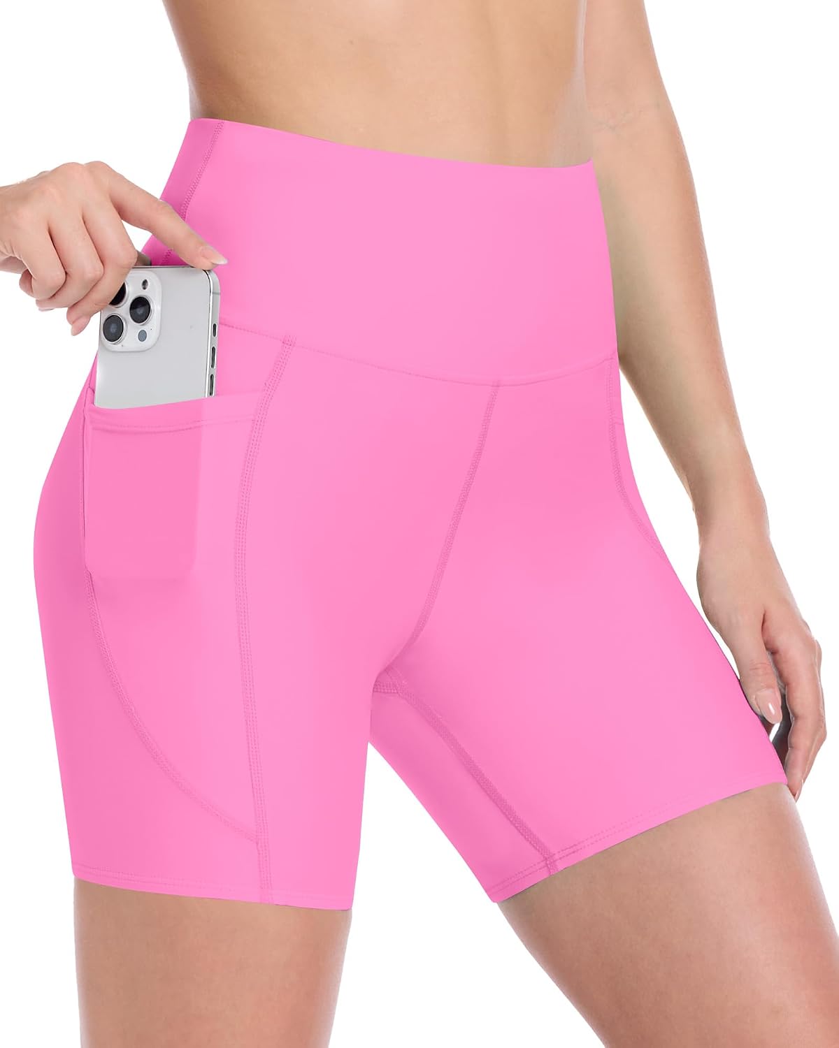 Runhit Women's Swim Board Shorts 3"/5"/7"/9" UPF50+ High Waisted Tummy Control Quick Dry Swimsuit Bottom with Pockets Liner