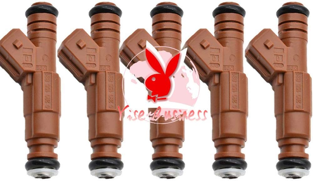 yise-C222 New 5PCs Fuel Injector For VOLVO S70 C70 V70 S60 S80 XC70 XC90 2.4 2.5 2.8 2.9 0280155831 9186340 DHL 5-9 days can be delivered