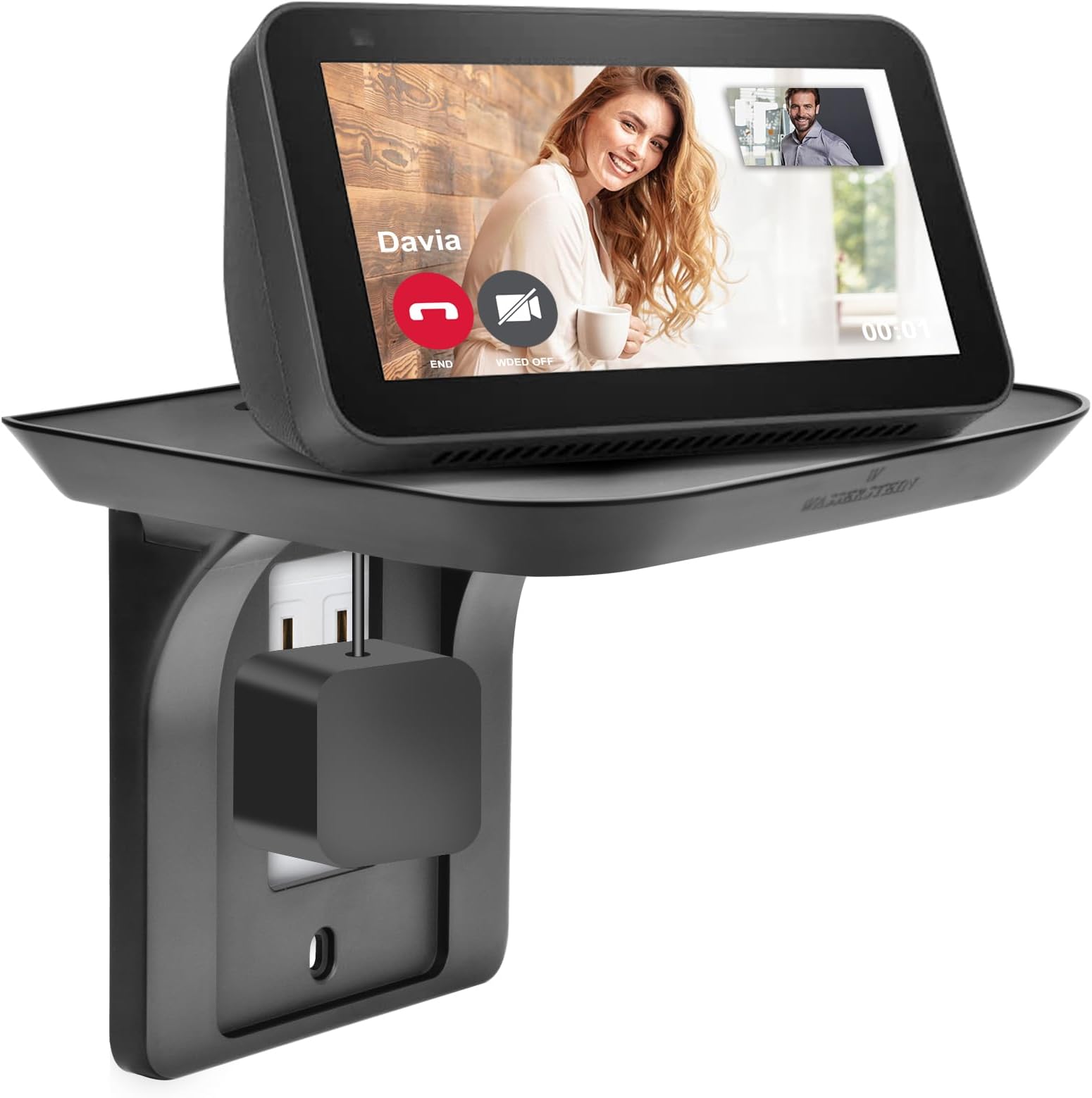 Wall Mount for Echo Show 5, Wall Mount for Echo Show 8, Universal Speaker Holder Stand Adjustable Swivel 360 Degree Smart Speakers Accessories Speaker Mounts Holder for Show 5 & 8