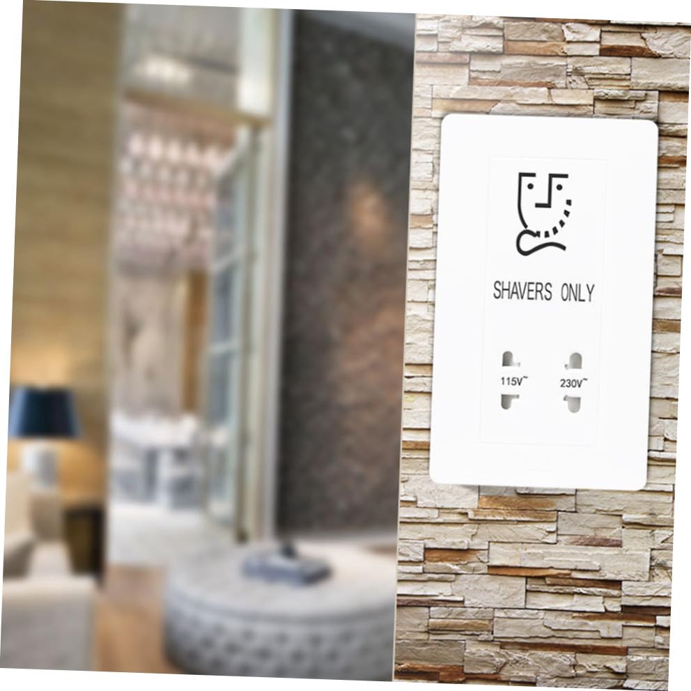 Prise rasoir murale blanche haute resistance pour hotel - 4