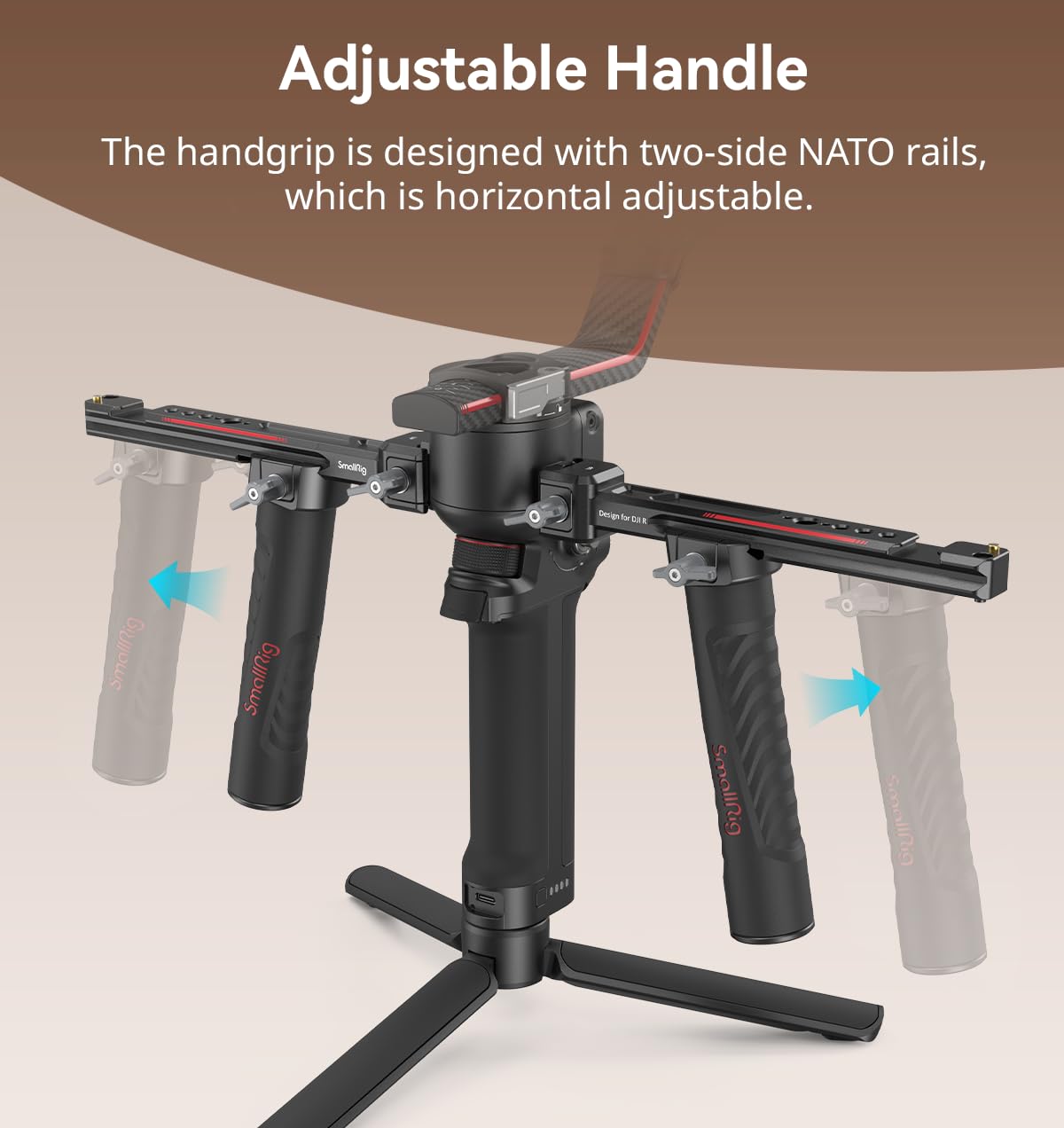 SMALLRIG Dual Handle Handgrip for DJI RS 2/RSC 2/RS 3/RS 3 Pro/RS