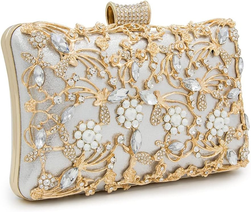 Color Moon Lady Hand Hollowed Out Evening Bag Annual Banquet Party Evening Dress Bag Cheongsam Bag