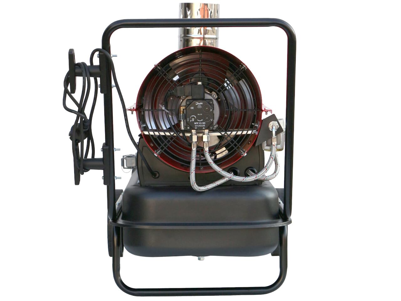 Rotek Öl-Indirektheizer 30 kW mit Kaminanschluss und eingebautem Thermostat, HOI-30-230-TI