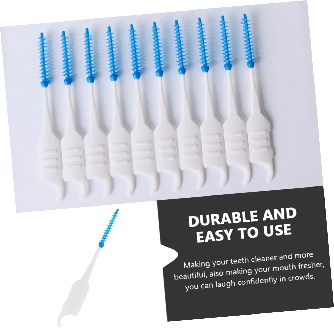 PartyKindom 800 Piezas Cepillo Interdental Dental Selecciones De Dental Limpiadores De Pincel Palillo De De Viaje Limpieza Portátil Interdental Oral Palillos De