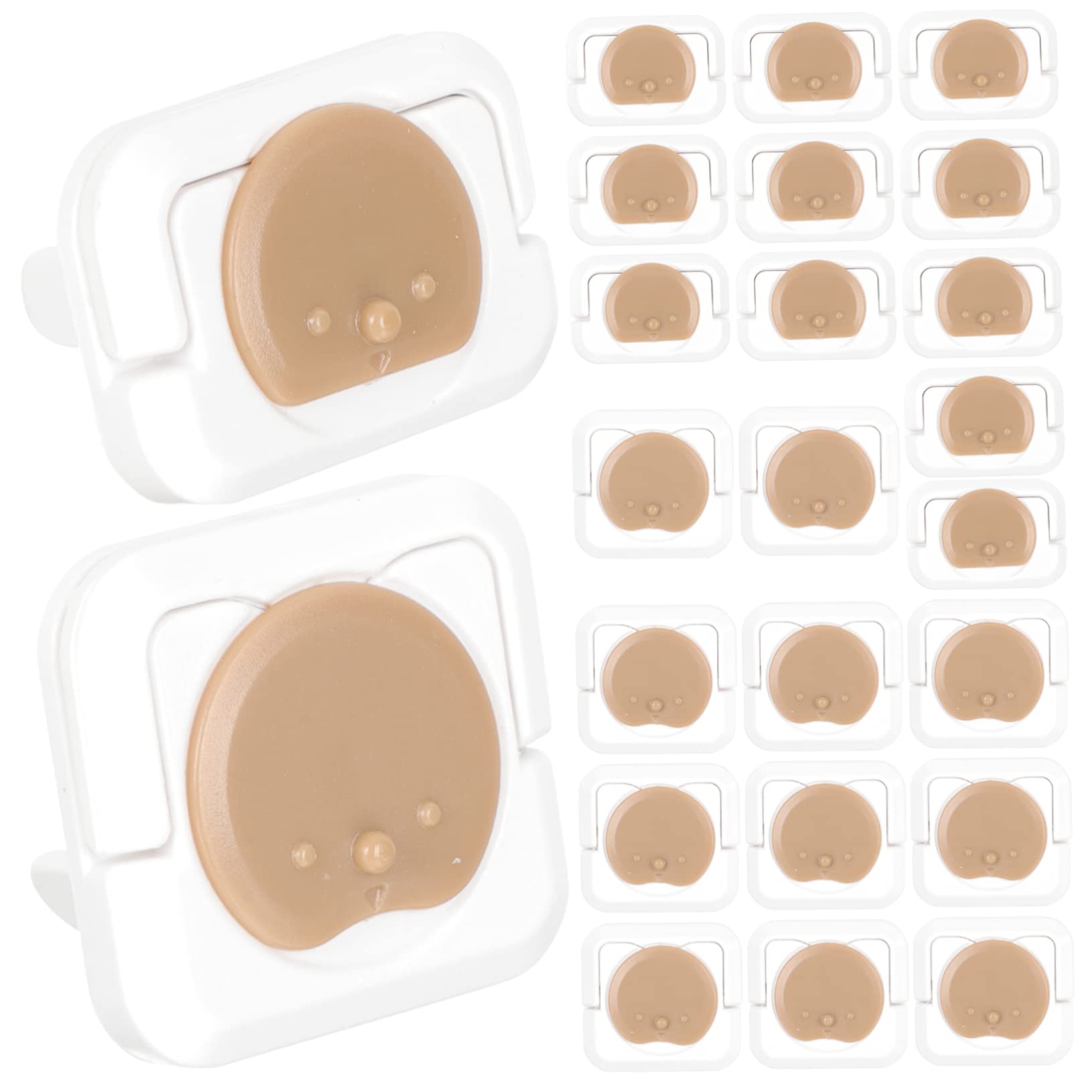 HANABASS 24Pcs Outlet Covers Electrical Safety Caps for Proofing Durable Plug Covers for Prong and Prong Sockets Prevent Accidental Injuries and Electrocution