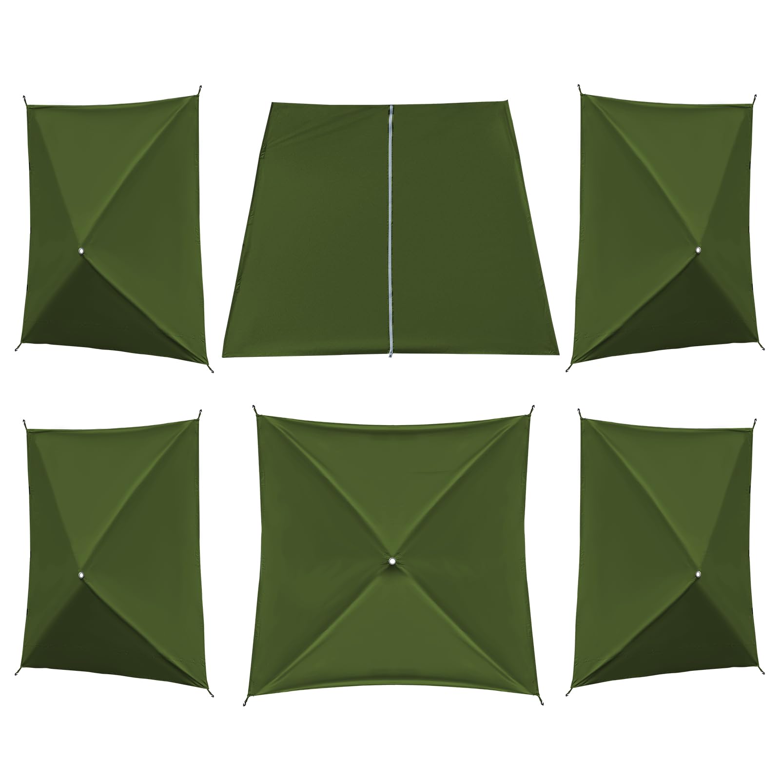 【green☆】Timber Ridge 6人用パオテント＆グランドシート Amazon.com: TIMBER RIDGE Gazebo Tent Wind Screen Panel 6pc Green