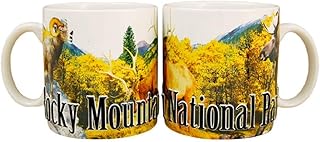 Americaware SMRMNP01 Rocky Mtn Natural Park 18 oz Full Color Relief Mug