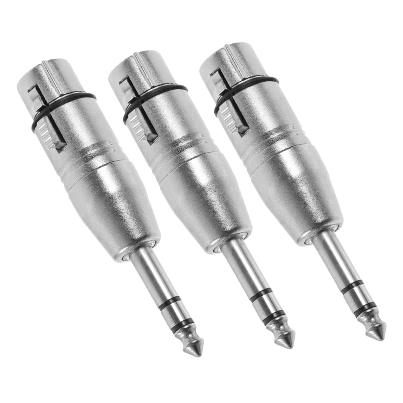 Artibetter 15 Pz adattatore audio adattatore per cuffie stereo versatile sbilanciato maschio da 6,35 mm XLR Lega di zinco