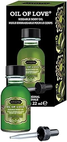 Miniatura 1 de KAMA SUTRA Oil of Love The Original - 0.75 onzas líquidas  0.7fl oz - Golosina corporal calentadora besable para diversión previa, a base de agua y