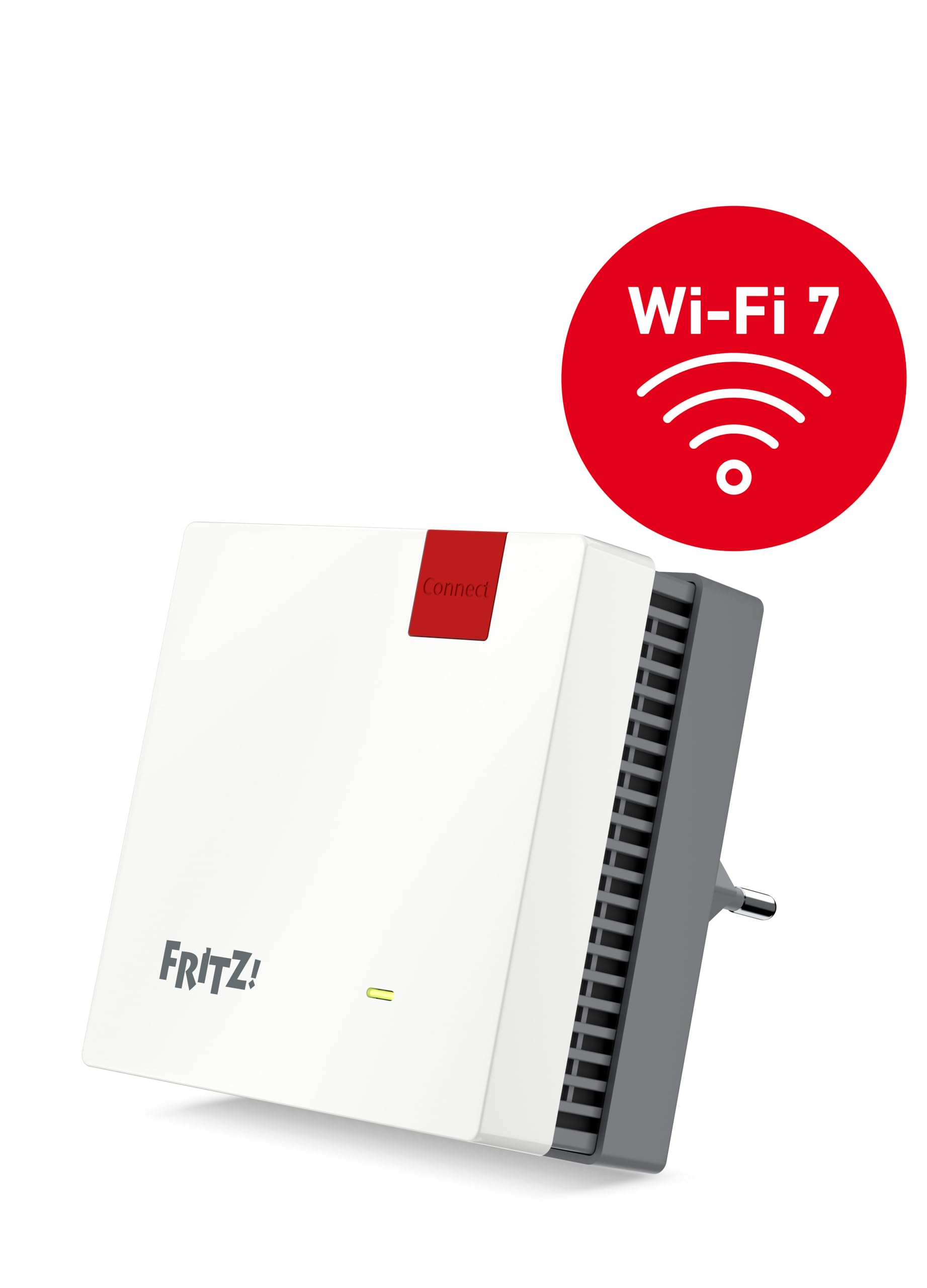 Fritz!Repeater 1700 (Wi-Fi 7 mit bis zu 3.600 Mbit/s, kompakt und leistungsstark, innovatives WLAN Mesh, einfache Einrichtung, höchster Sicherheitsstandard Dank WPA3/2, deutschsprachige Version)
