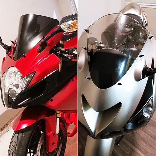 Miniatura 7 de 10 piezas de aluminio Spike motocicleta parabrisas tornillostornillos de parabrisas (dorado)