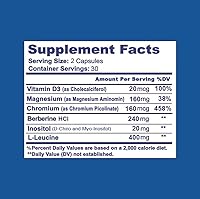 Vista 6 de METFORMINA Natural - Ayuda para bajar de peso - Apoyo al metabolismo - Dr. Salomon (60 cápsulas)