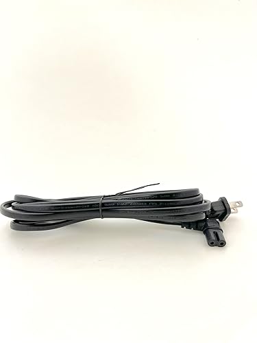 Miniatura 5 de OMNIHIL [Listado UL] Reemplazo de cable de alimentación C7 en forma de L extra largo de 10 pies para iRobot Roomba 694 Robot Cable de alimentación
