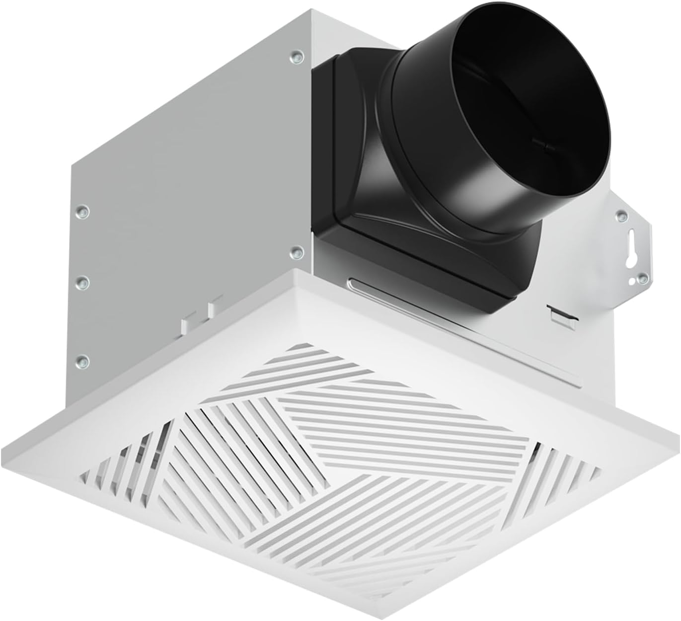 Bathroom Exhaust Fan: 88 CFM Powerful Airflow, 1.2 Sones Quiet Operation, UL & HVI Certified Ceiling Mount Fan for Fast Moisture, Steam & Odor Control
