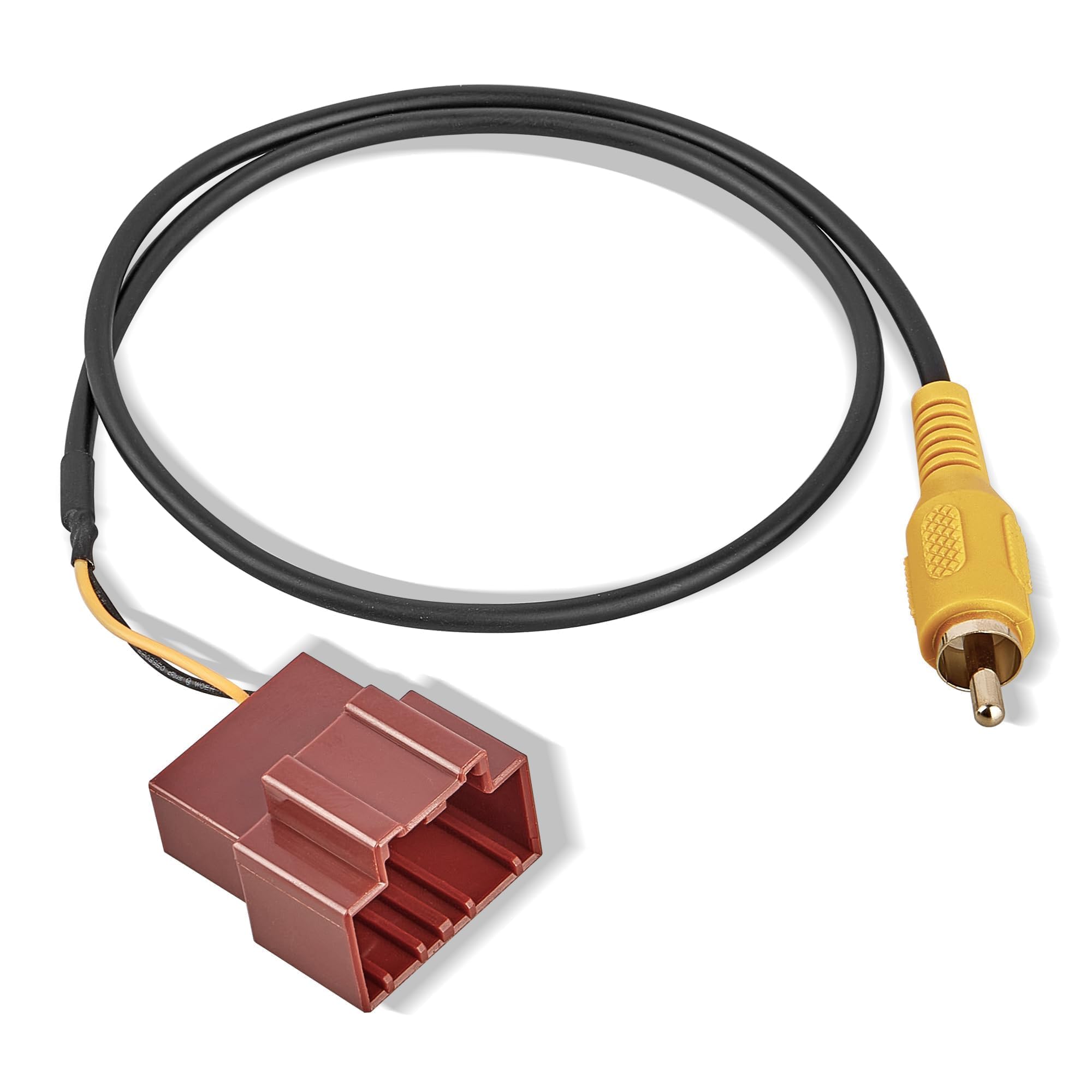 RED WOLF Wiring Harness Retain OEM Backup Camera for Select 2006-up GMC Yukon Chevy Suburban Tahoe Buick Enclave Factory Reverse Camera Retention to Aftermarket Radio Stereo RWGM1488 Wire Connector