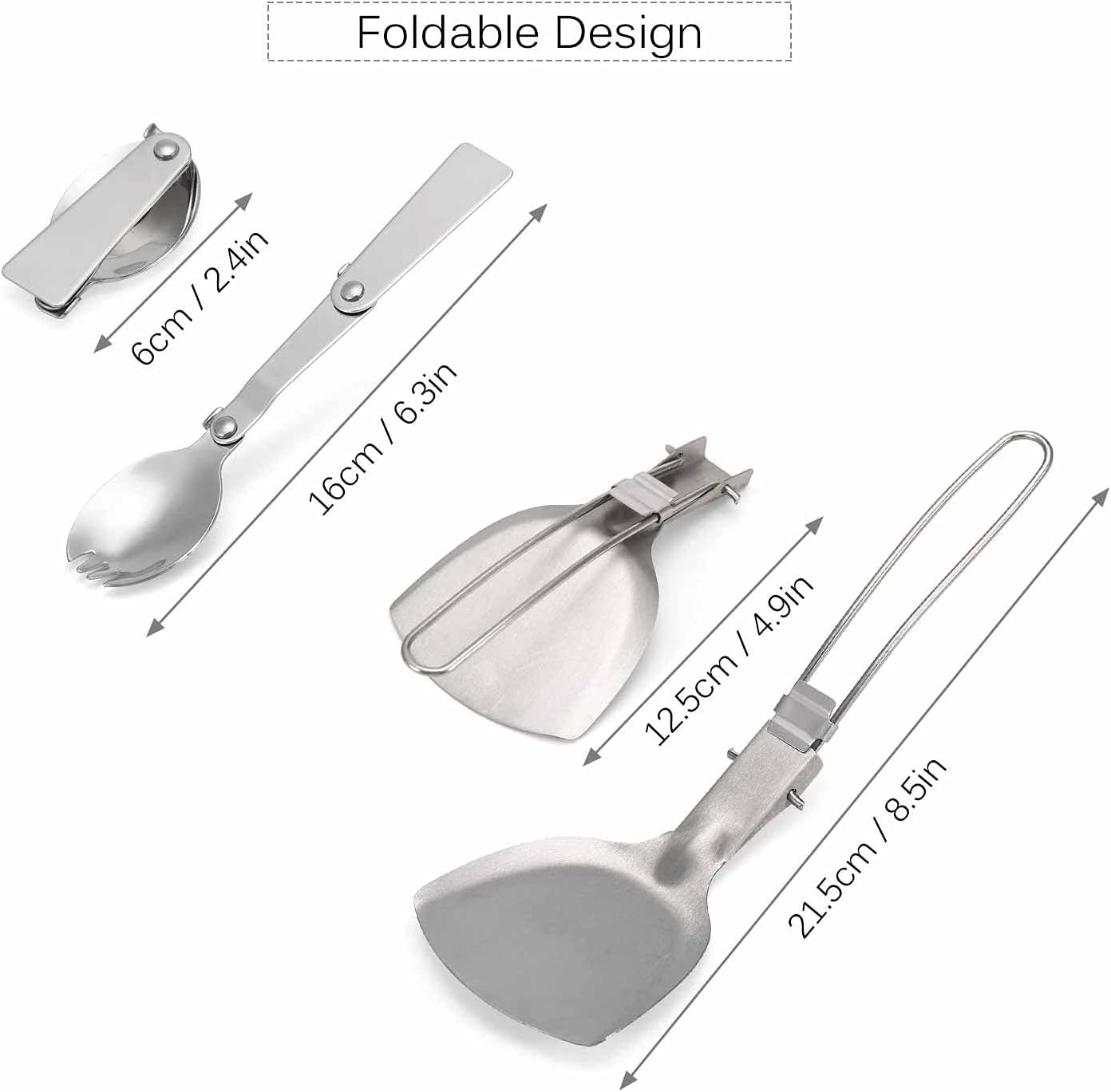 9Pcs Stainless Steel Camping Cookware Mess Kit with Gasoline Stove Cooking Pot Pan Oil Bottle