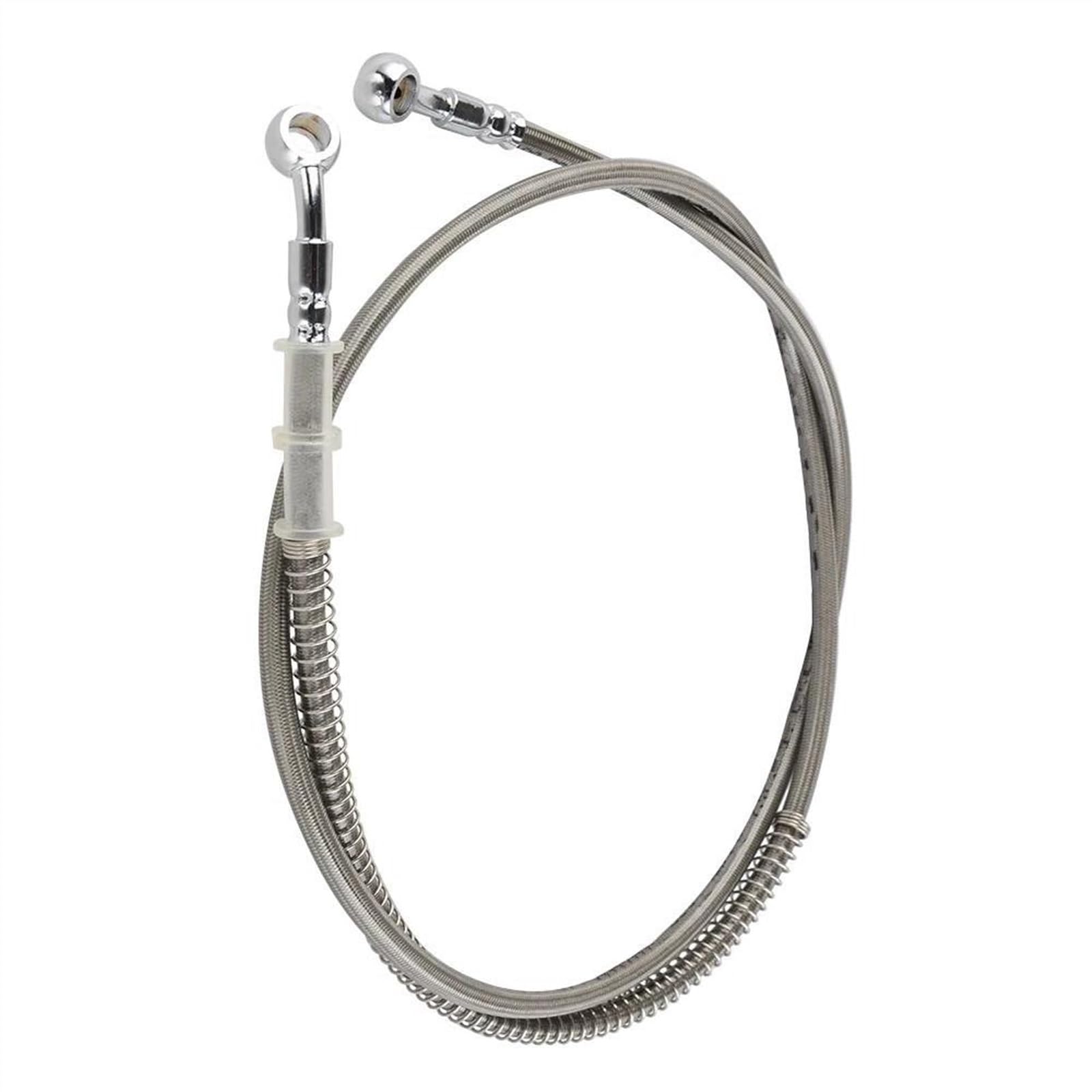 Ksxzw Silver Motorbike Part Universal Motorcycle Brake Oil Hose Replacement Accessories 140Cm