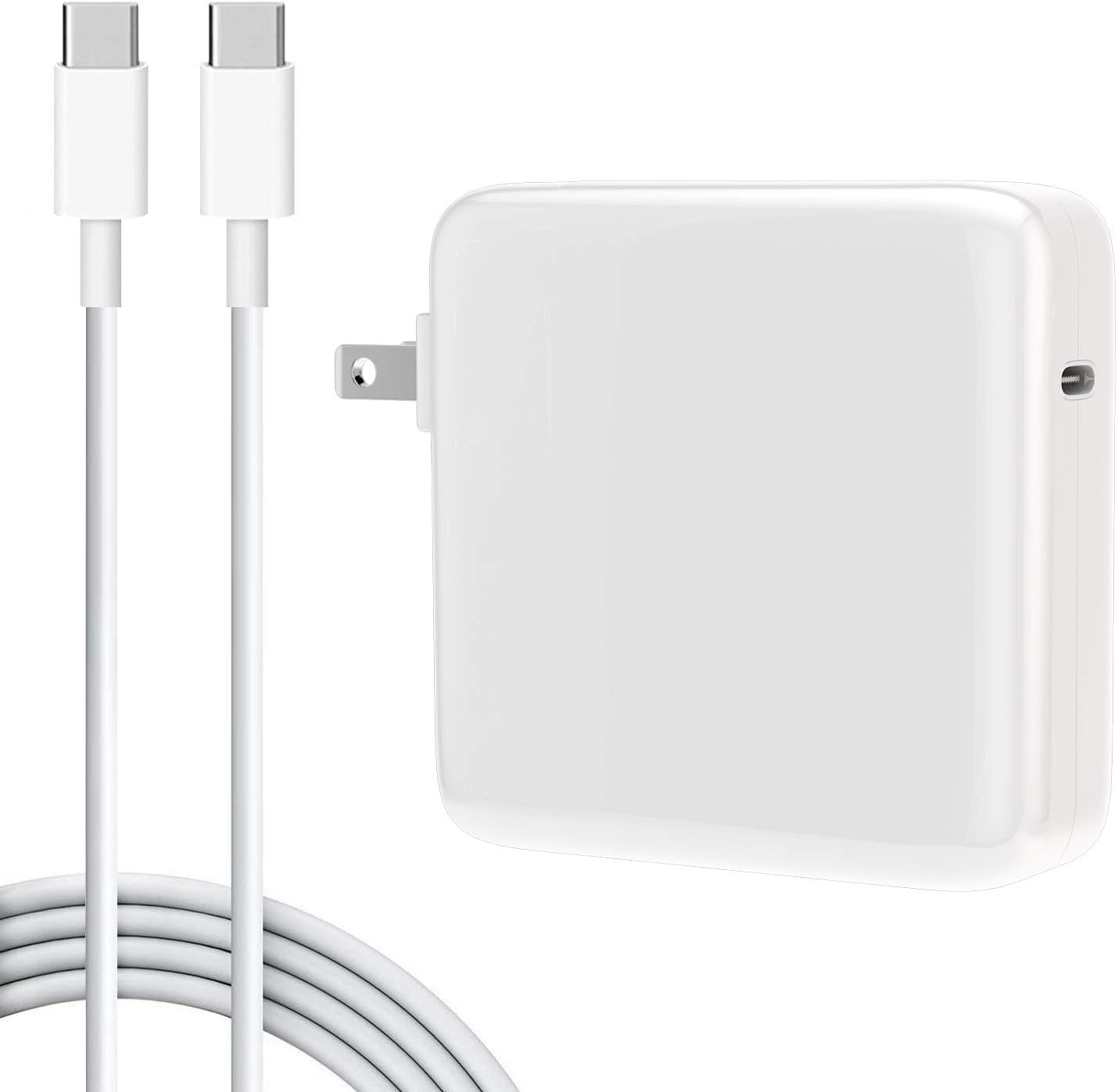 61W USB C Charger, 61W Type C Power Adapter Laptop Charger Cord Replacement for MacBook Pro, HP, Dell, Xiaomi Air, Nintendo Switch and Any Other Laptops or Smart Phones