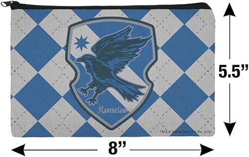 Miniatura 4 de GRAPHICS & MORE Harry Potter Ravenclaw Plaid Sigil - Bolsa organizadora de maquillaje, Multicolor -