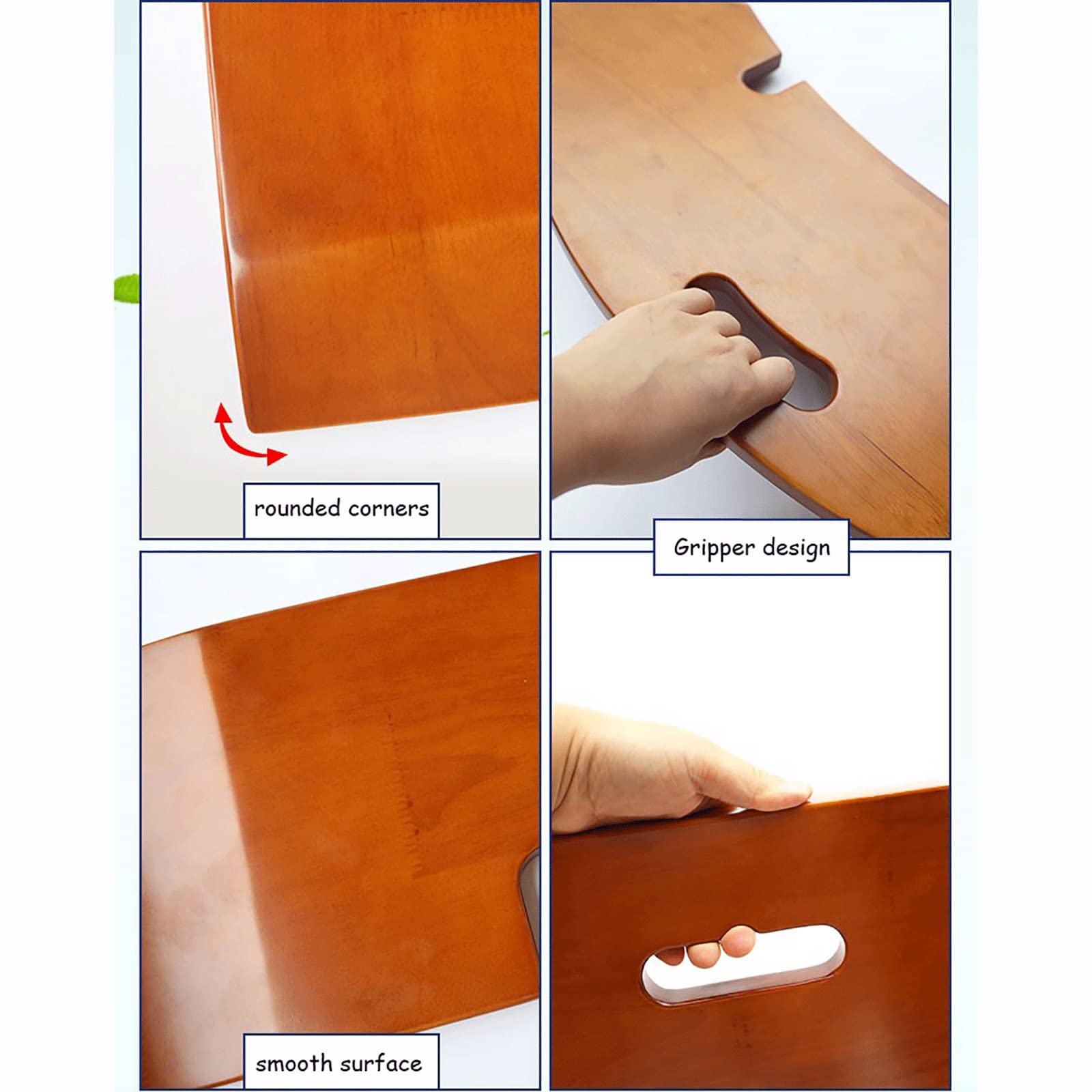 Tavola di trasferimento dello Scivolo, Piattaforma di Trasporto addensata sicura per Lo Spostamento in Legno, tavola di Scorrimento dell'ausilio per Il trasferimento del Sedile Che trasferisce Il pa