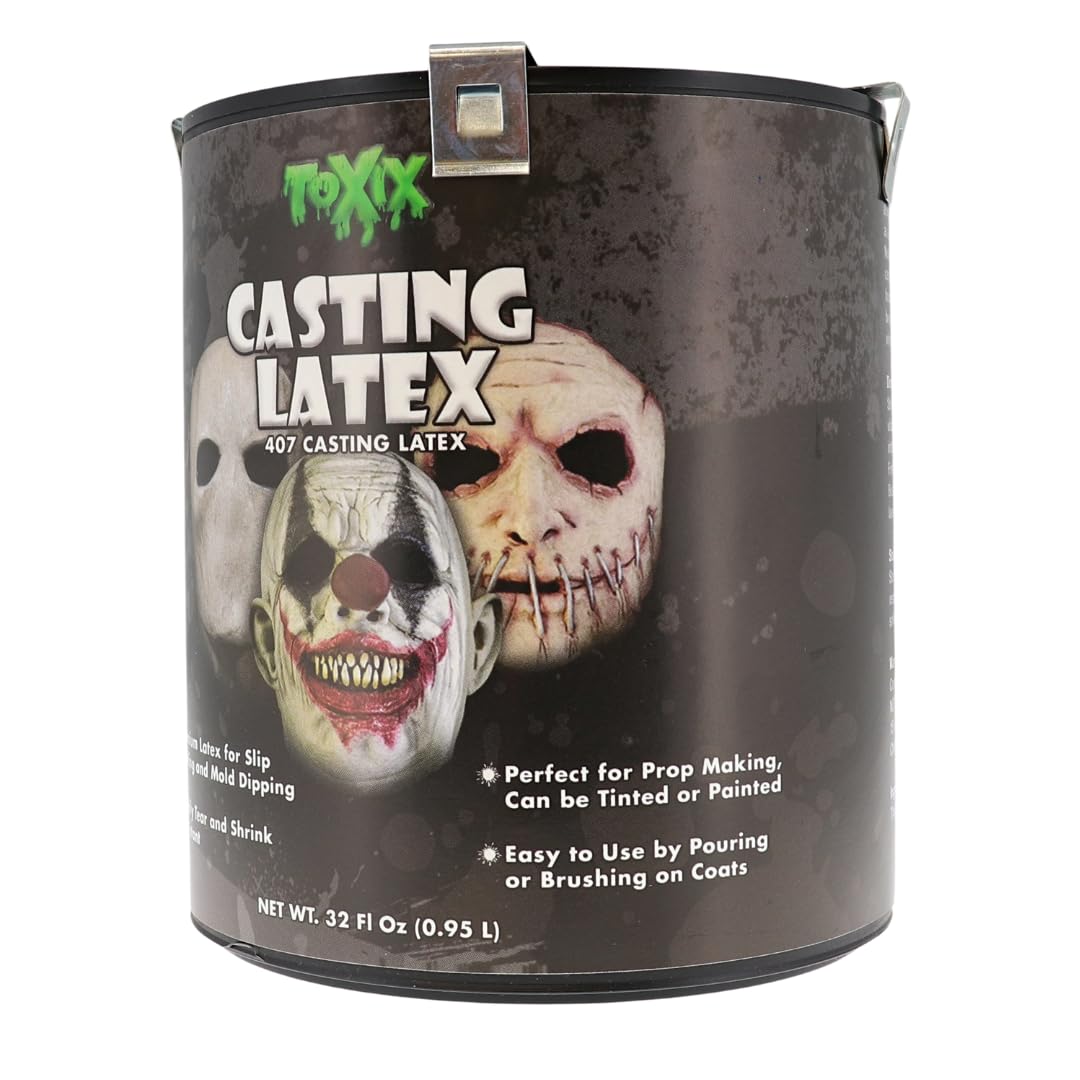 Casting Latex 32 Fl Oz - Premium Latex for Prop Making, Easy Mold Making, Pouring, and Brushing on Coats!