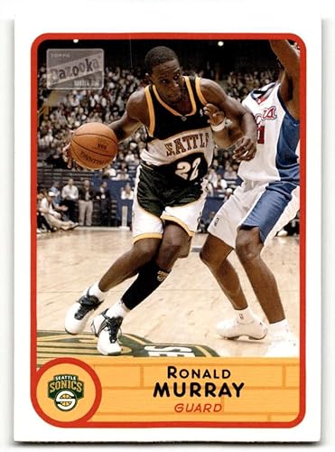2003 Bazooka #163 Ronald Murray Seattle SuperSonics Basketball Cards EXNM Basketball Card