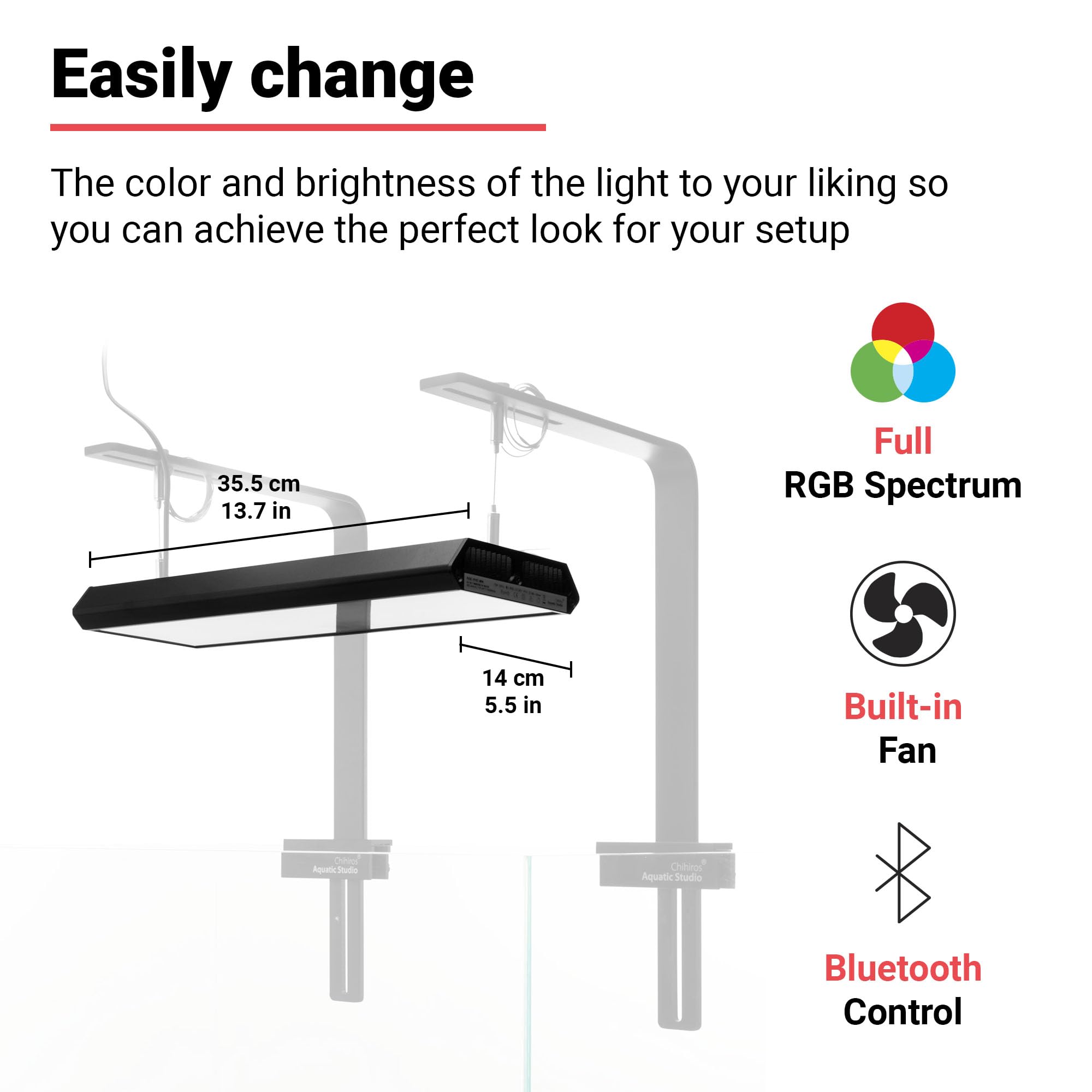Amazon.com : Chihiros RGB Vivid Mini LED Aquarium Lights Series