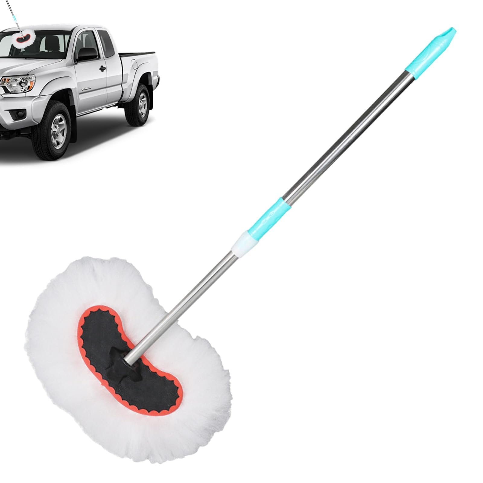 Cepillo Para Lavar Coches Con Mango Largo Herramientas De Limpieza Y | Cepillo Para Detallado De Automóviles Para Principiantes En Interior Y Exterior De Vehículos SUVs