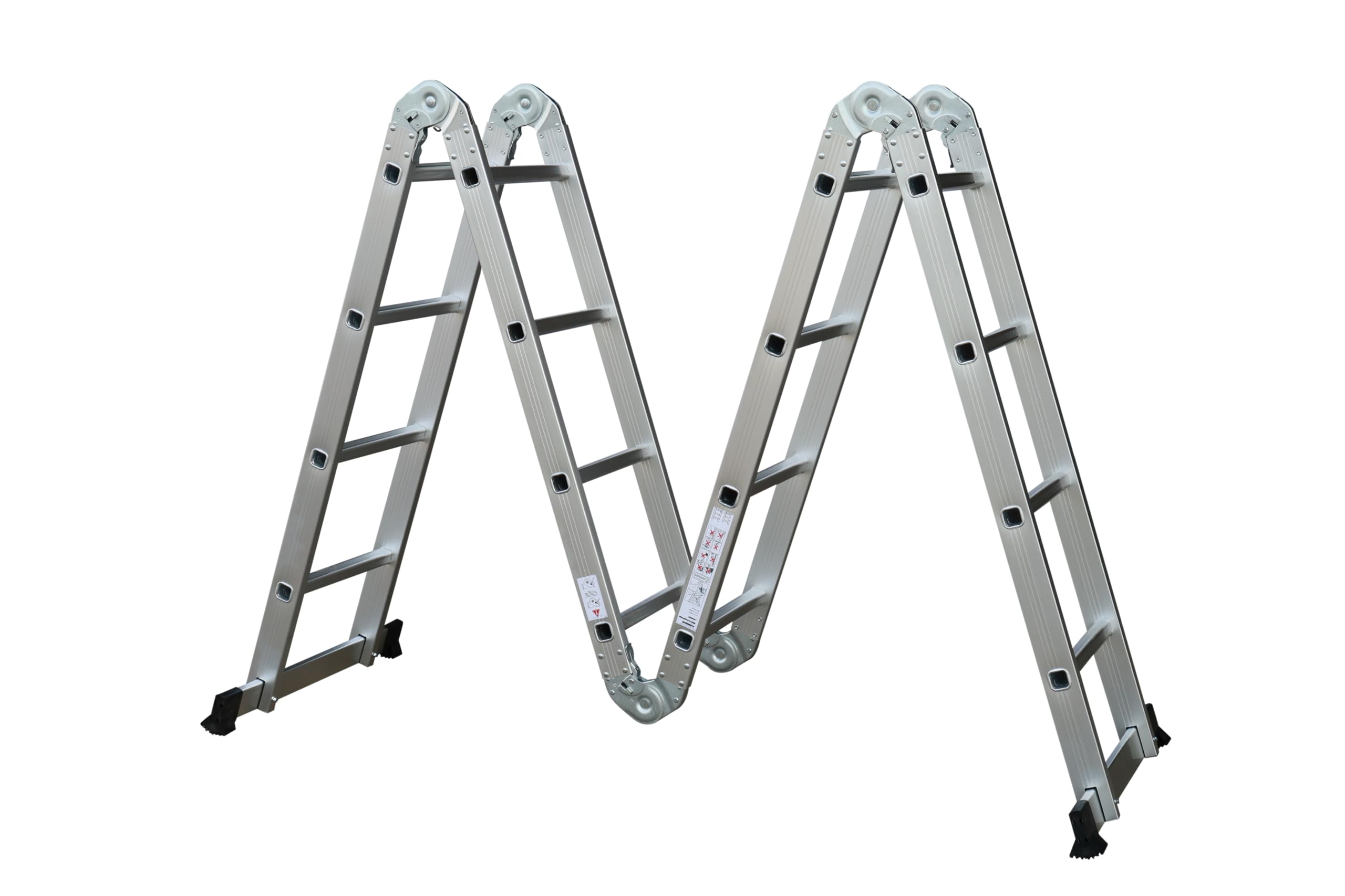 Aardwolf Quickfit 15.5 Ft (4 x 4 | 16 Step) |Portable & Compact Folding Aluminium Multipurpose Ladder | 2-Year Warranty| 150 KG Capacity — Amazon image 9