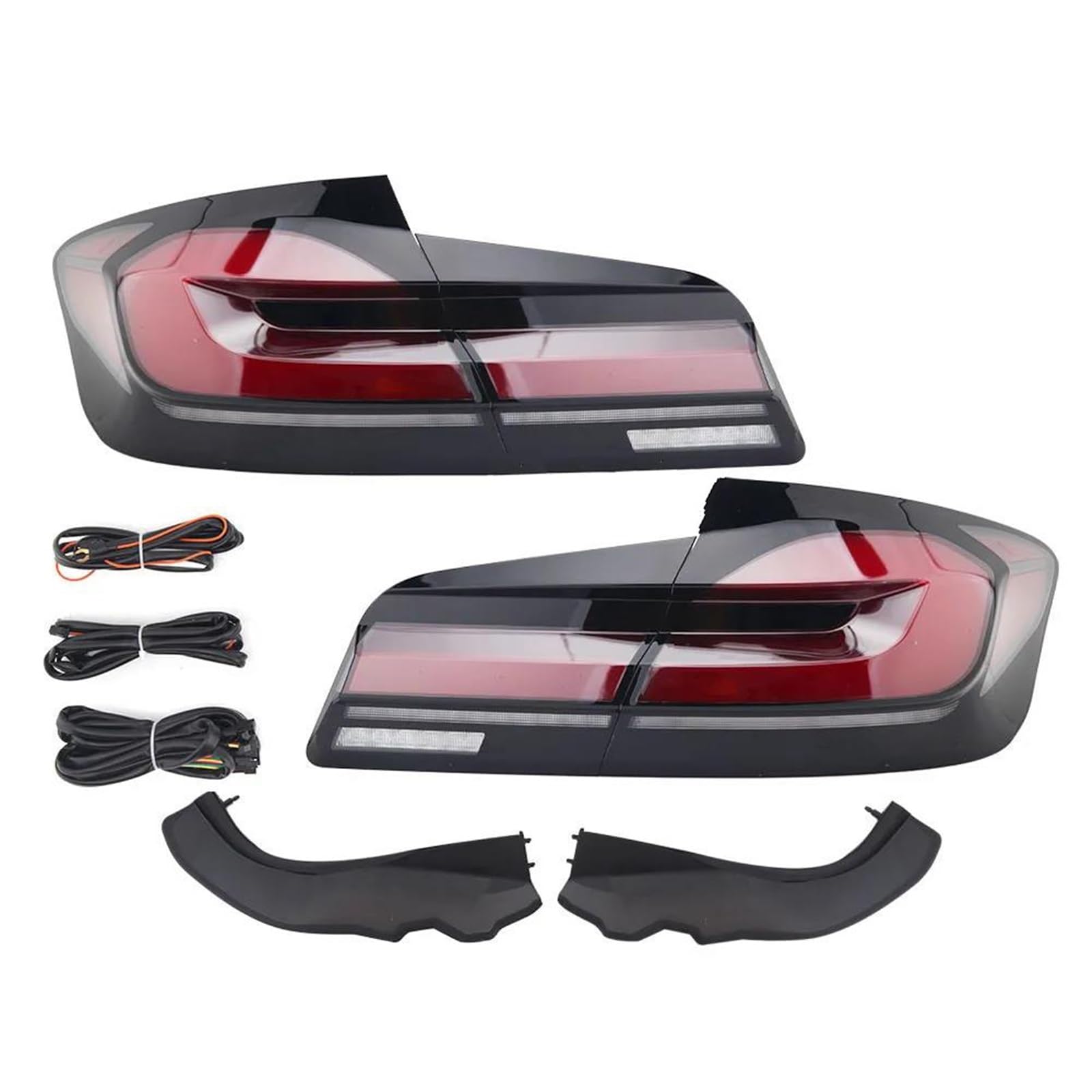 Faros traseros Para Serie 5 F10 F18 2011-2017 Luz Trasera Led Lámpara Trasera Dinámica Luz LED Intermitente Freno Marcha Atrás Lámpara Antiniebla Coche Luces Cola