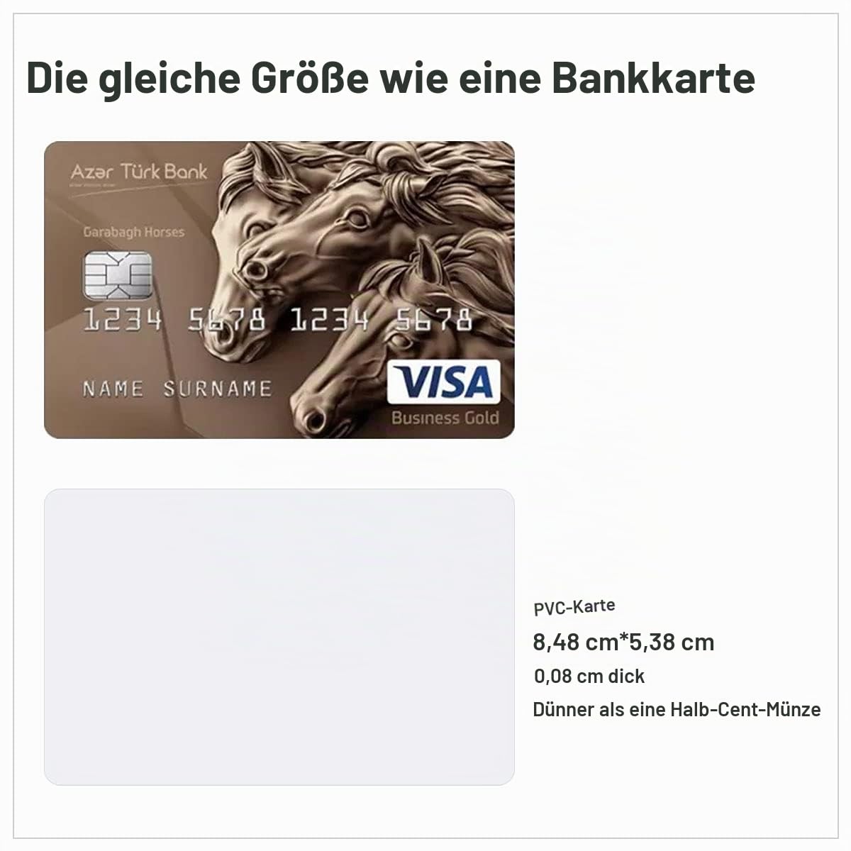 (100 Stück) Inkjet Printable PVC ID Cards Kompatibel Mit Epson und Canon Inkjet Drucker, CR80 30 MIL Dicke Wasserdichtes Material, Beide Seiten Können Bedruckt Werden -TimesKey