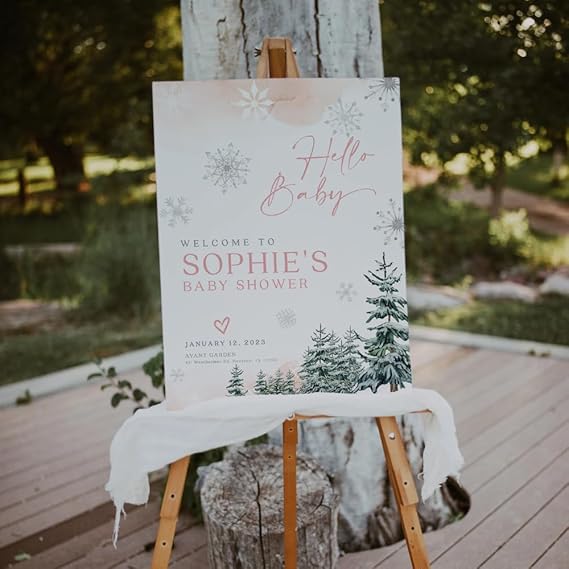 Personalized Baby Shower Sign, Sign Baby Shower