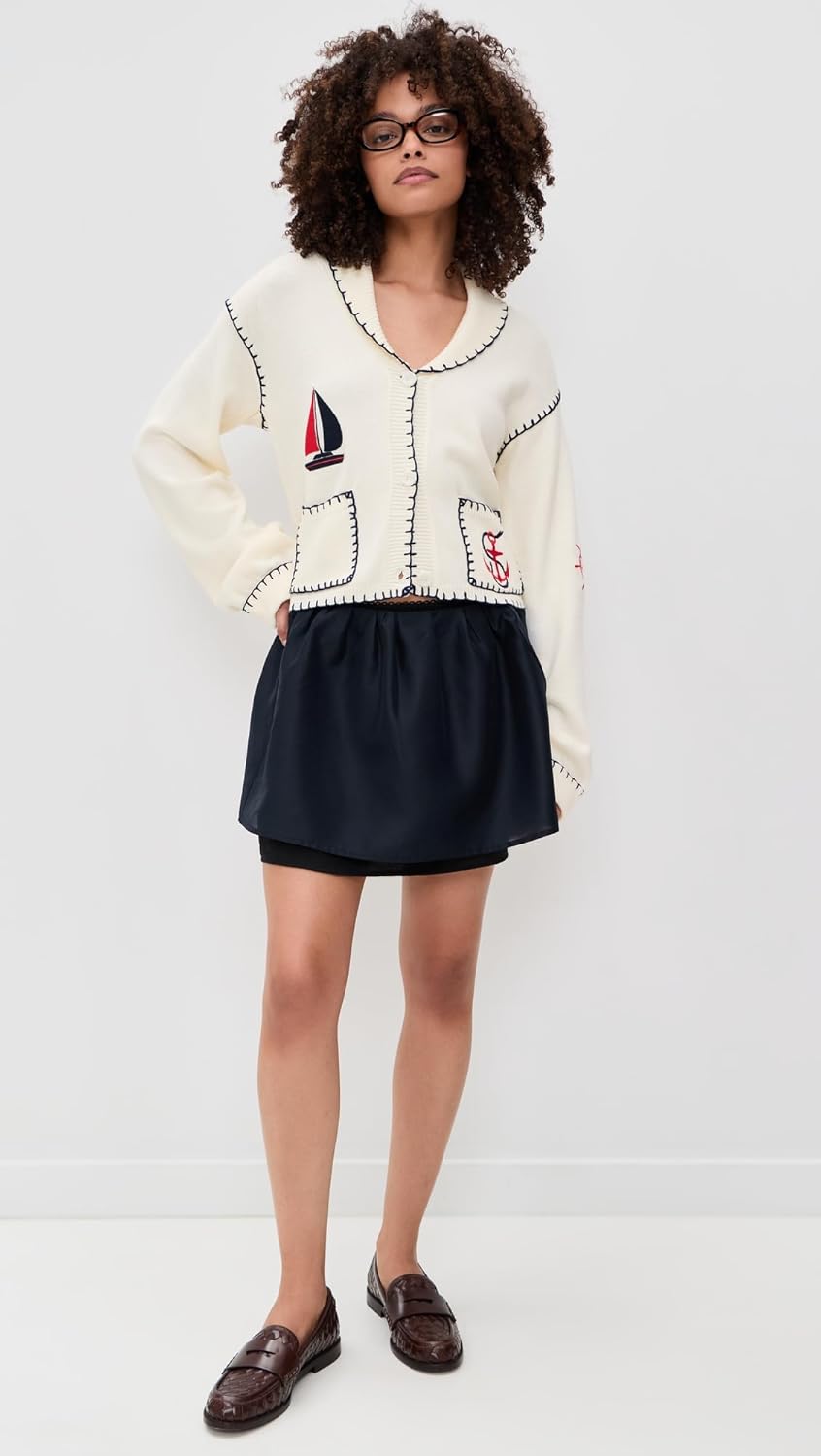 Bailey Rose Women's Nautical Cardigan