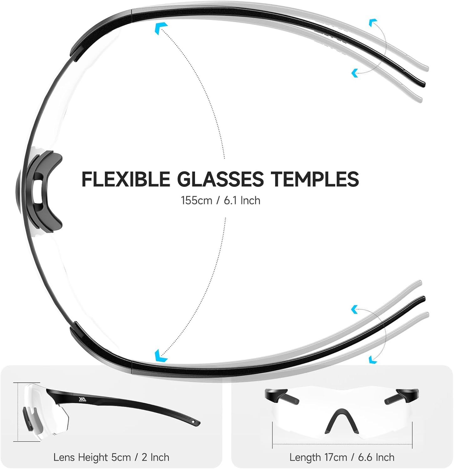 xaegistac Safety Glasses-Anti Fog Shooting Glasses, Wide field of View, Soft Nose Pad for Shooting, Hunting, Airsoft Outdoors
