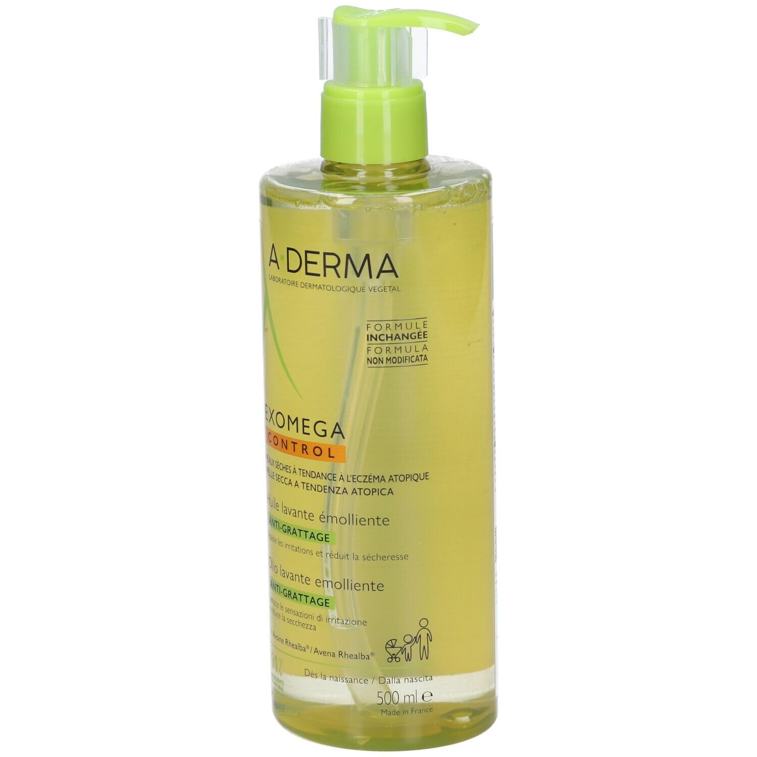 A-DERMA Exomega Control Shower Oil (500 ml)
