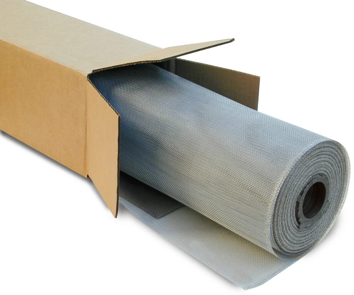 Rete per Zanzariere in Alluminio Rotolo 30 mt Maglia 18x16 Ideale per Ricambio per Finestra e Portafinestra Colore Grigio Varie Misure disponibili (60 cm x 30 m)