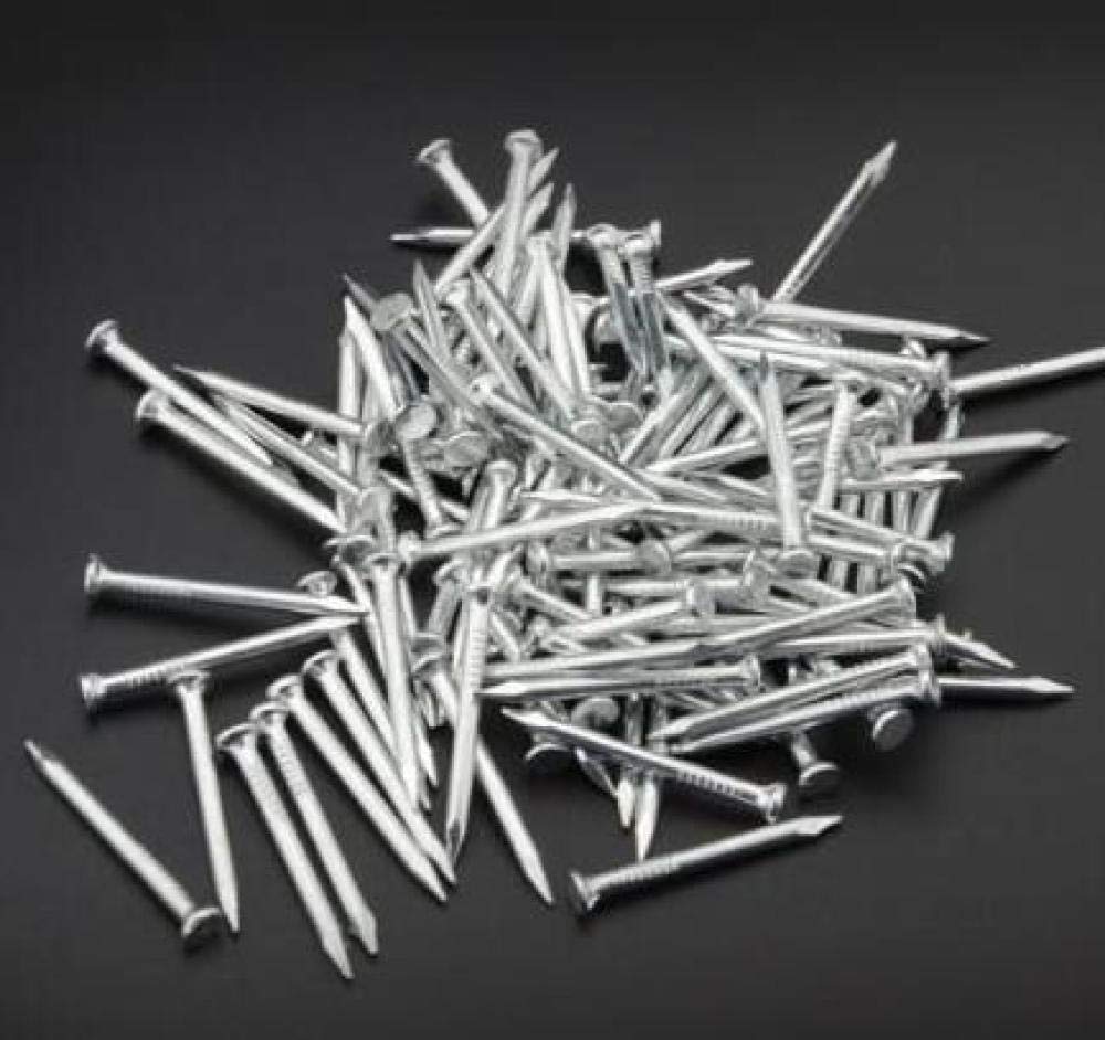 Clavos de ferretería, clavos de acero para ladrill Clavos de hierro pequeños, clavos for carpintería, domésticos 5 cm, finos, largos for madera maciza 20 mm