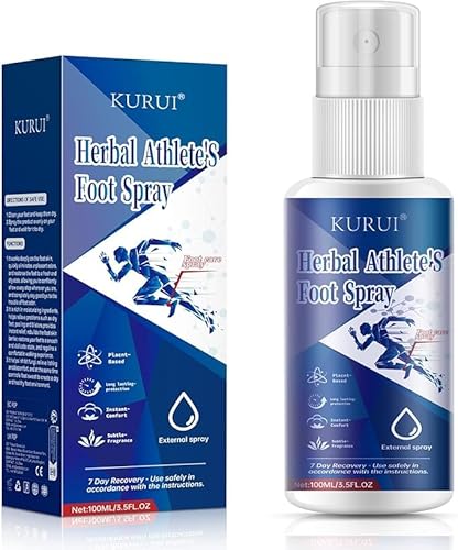 Athletes Foot Treatment: 100ml Athletes Foot Spray Cream - Fast Acting Antifungal Cream Spray - Soothes Itching