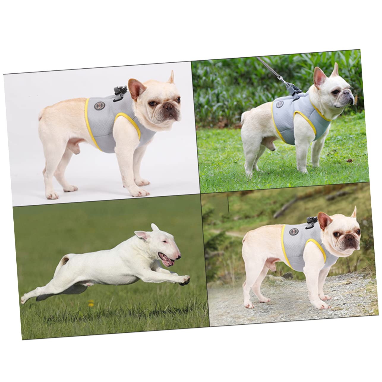 FOMIYES 2pezzi Gilet Rinfrescante Per Pet Cooling Traspirante Per Attività Estive Vestibilità e Facile Indossare Xs Per e Jogging