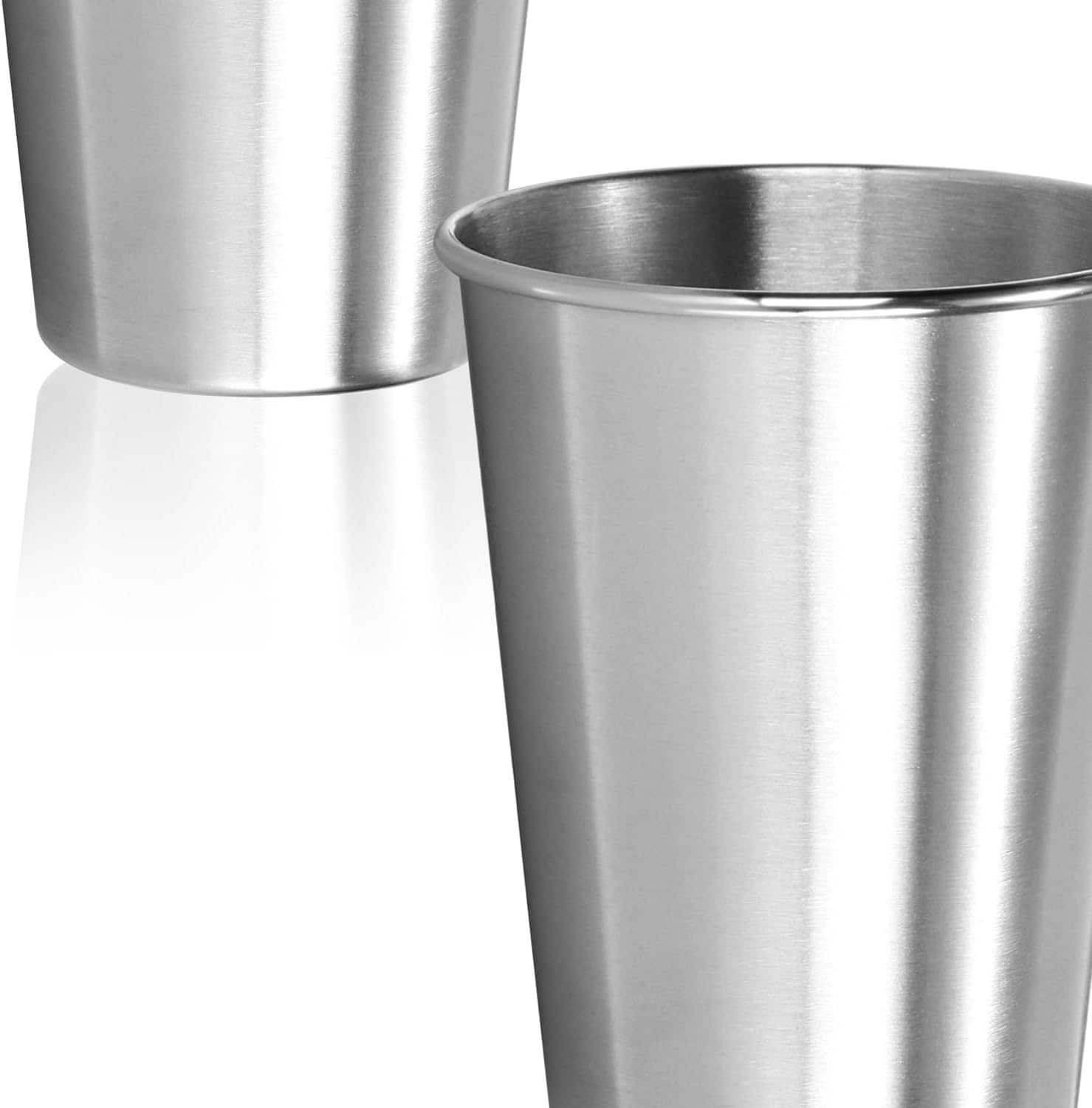 6 kubków ze stali nierdzewnej – stal 304 – lekkie kubki 250 ml do campingu i podrózy – nietlukace i bez BPA (250ml - 6 sztuk)