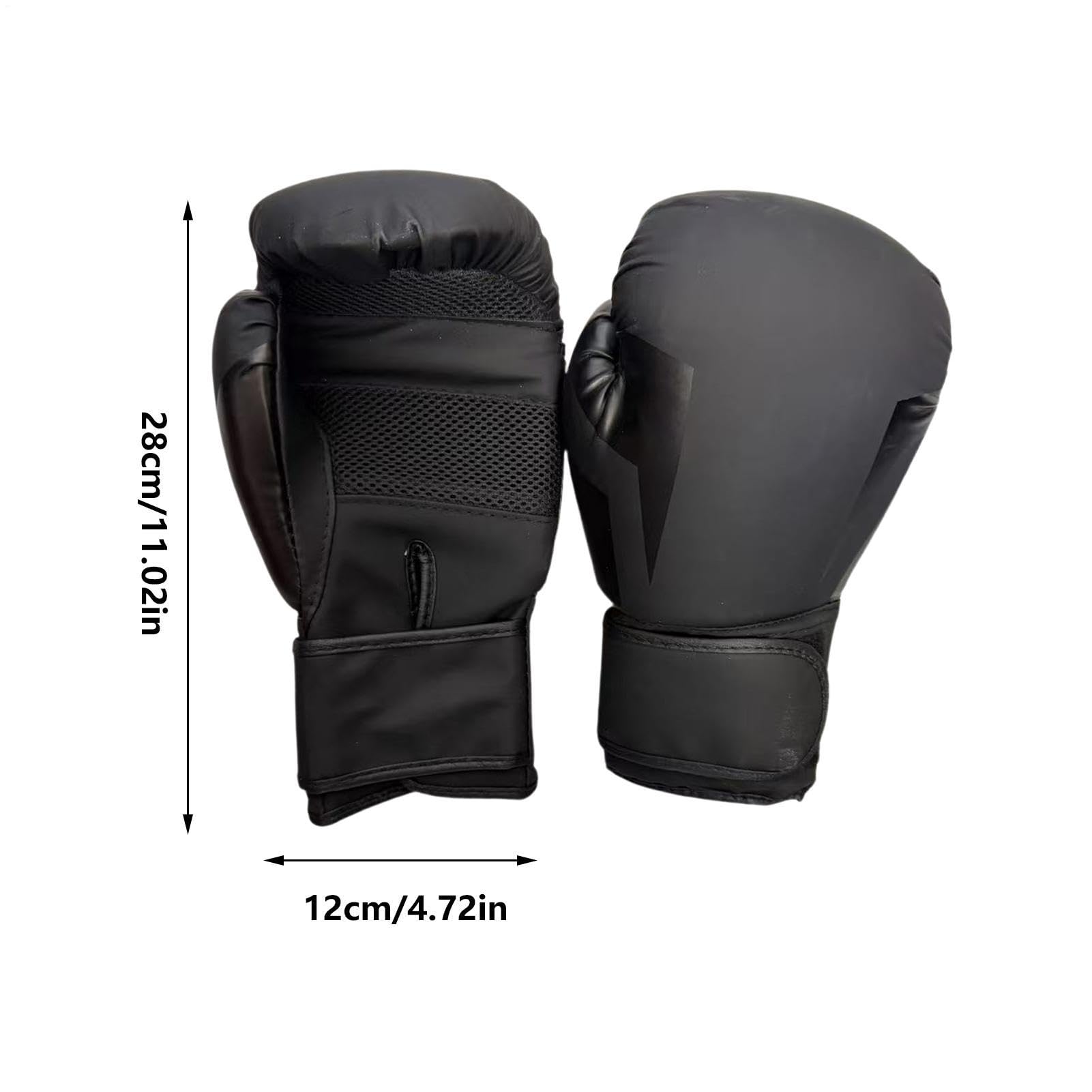 Guantoni Boxe Attrezzatura 12 Once Per Pugni, Combattimento E Allenamento | Guanti Da Allenamento Kickboxing Per Uomo Donna Professionisti Famiglia Appartamento Scuola Casa Palestra Studio