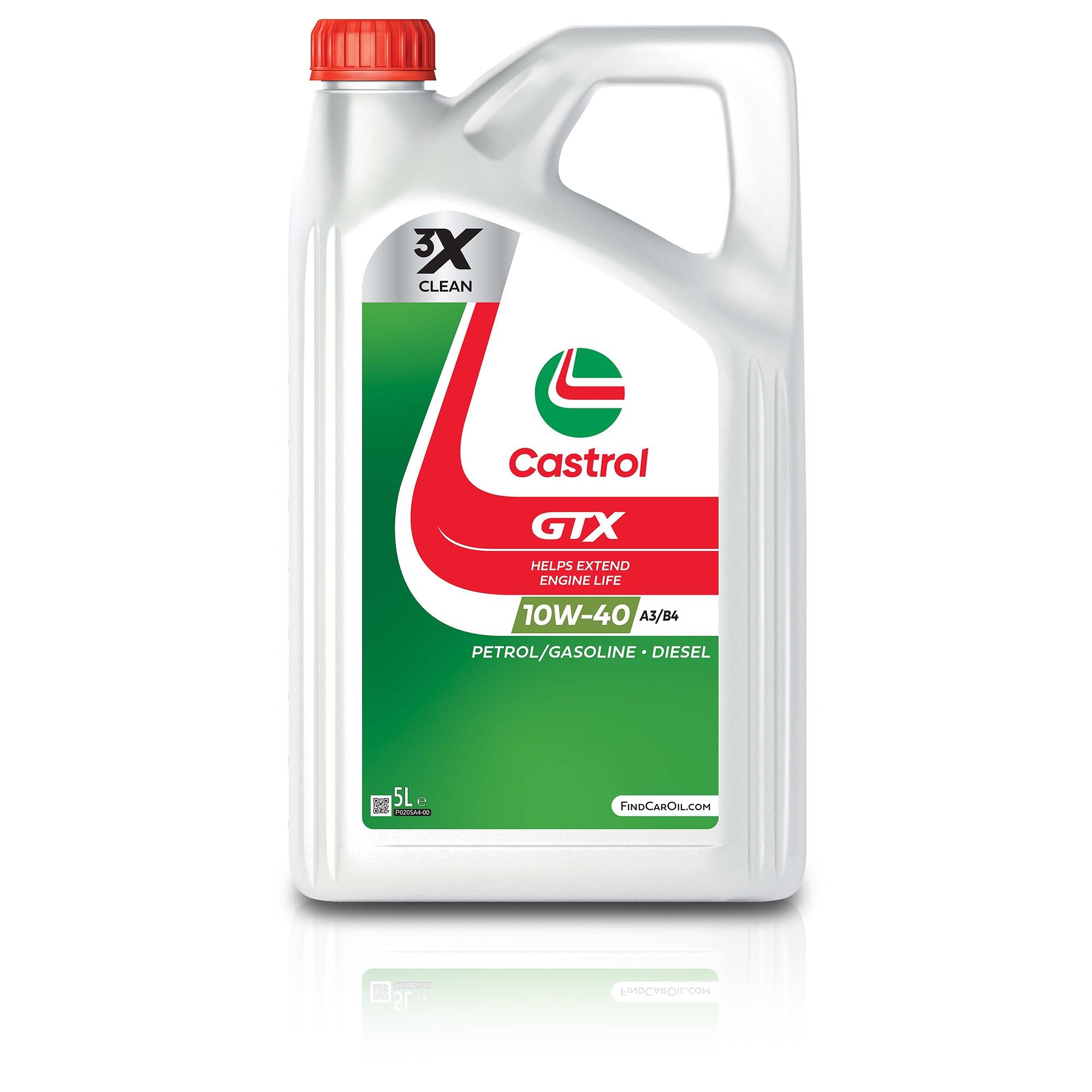 Castrol GTX 10W-40 A3/B4 Motoröl, 5L