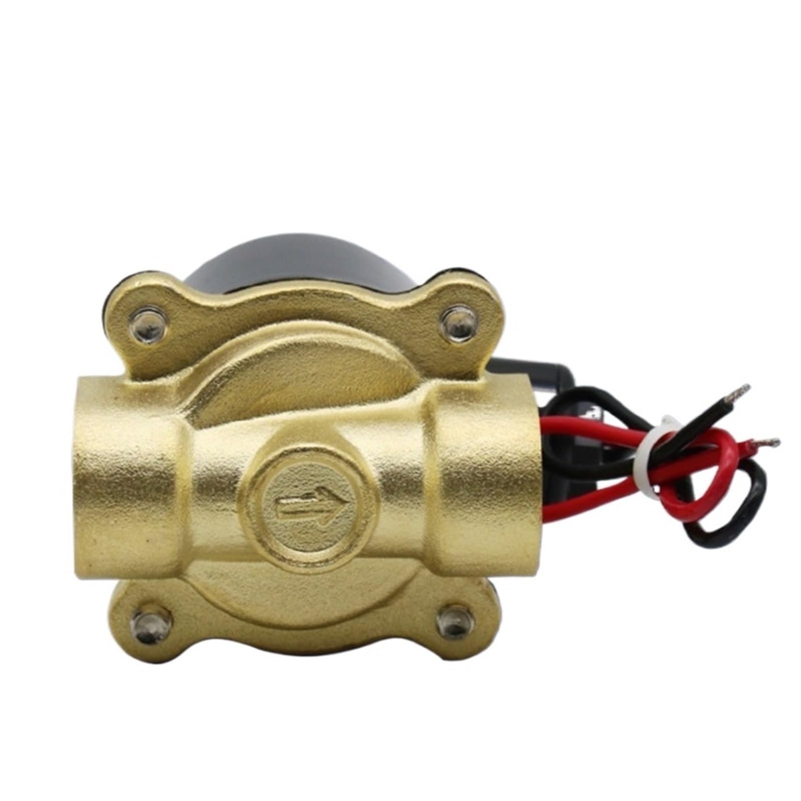Válvula de control motorizada Válvula solenoide neumática de latón, normalmente cerrada, DN15, DN20 y DN25, CA 220 V, CC 24 12, 1 unidad