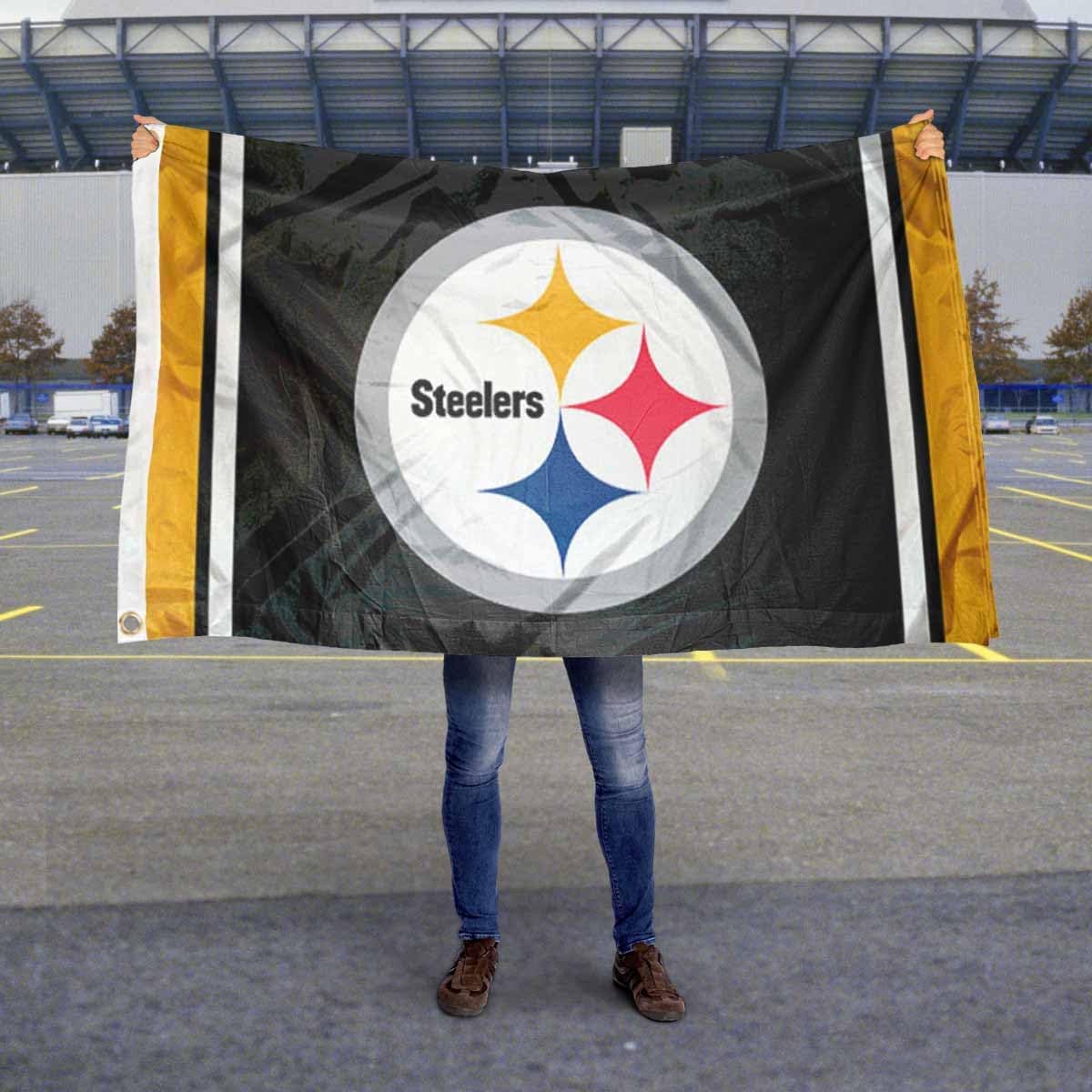 Pittsburgh Steelers Large 3x5 Flag - Image 5